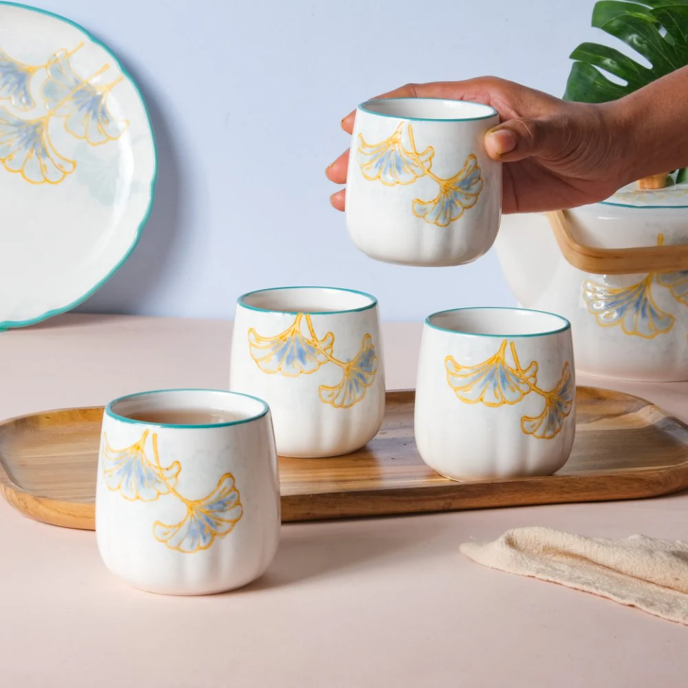 Vintage Teapot and Cup Set - Image 3