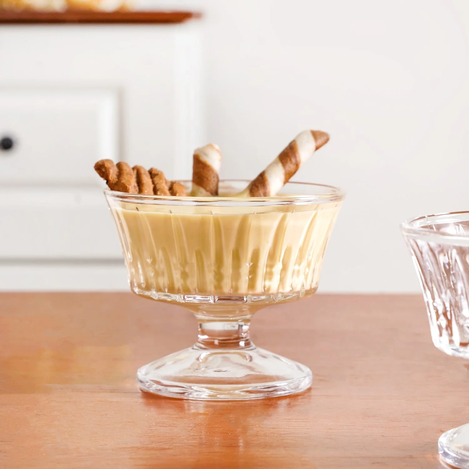 Vintage Thick Stem Dessert Bowls Set Of 6 120ml - Image 7