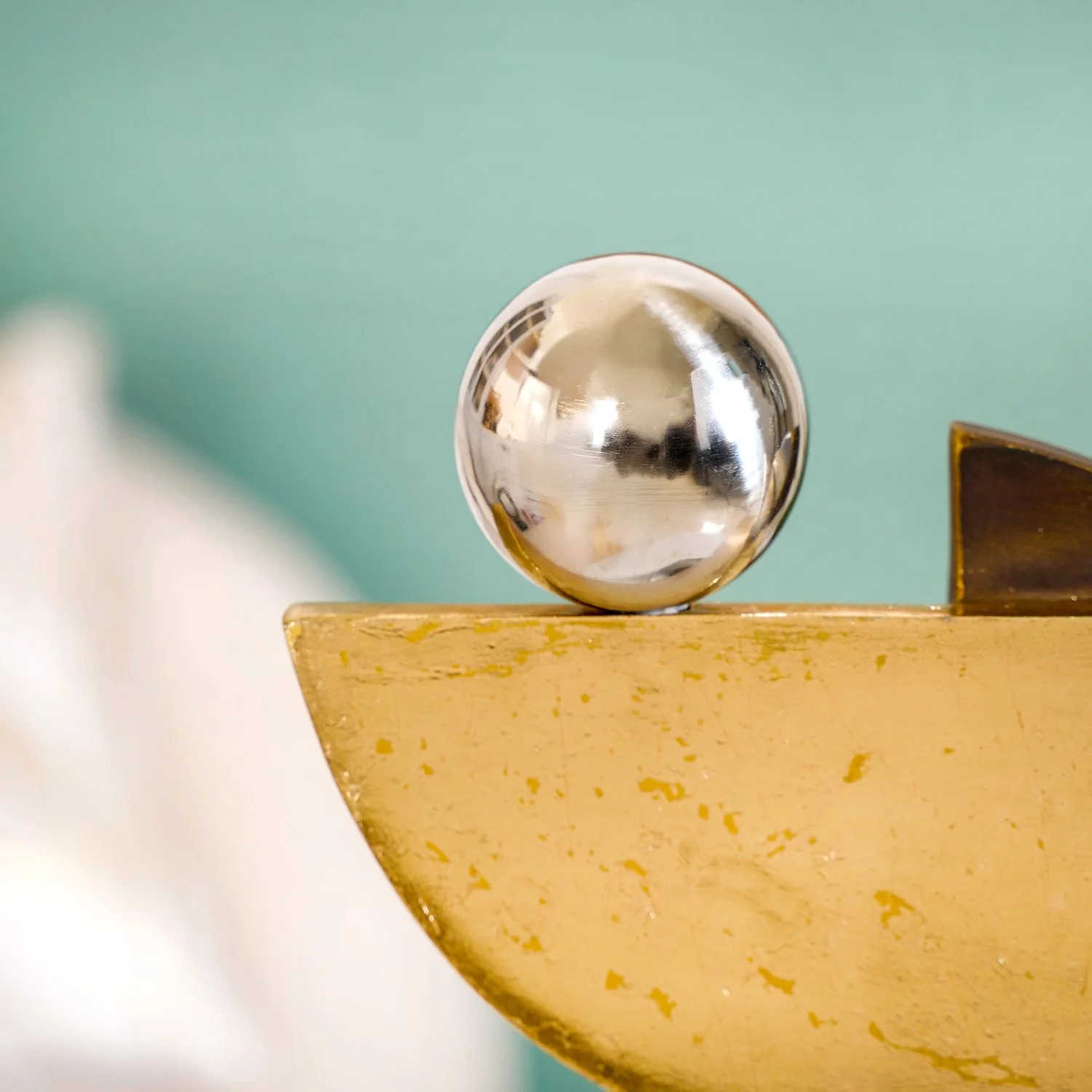 Visual Balance Abstract Art With Gold Foil - Image 6