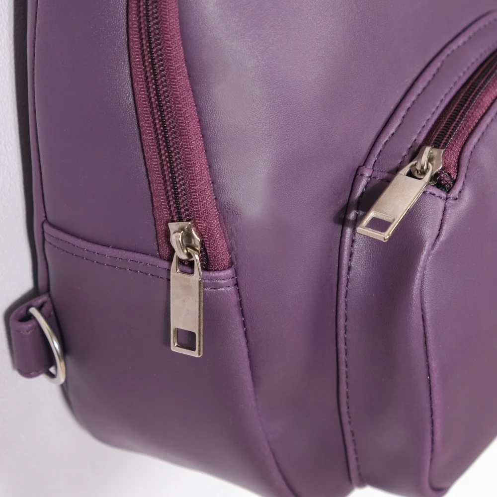 Voyager One Shoulder Sling Backpack Purple - Image 10