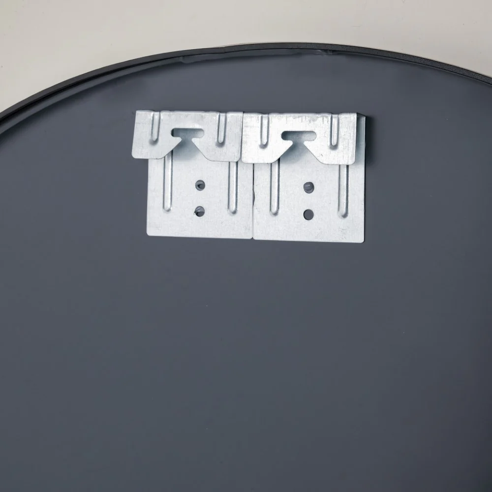 Wall Black Border Minimalist Round Mirror 19 Inch - Image 9