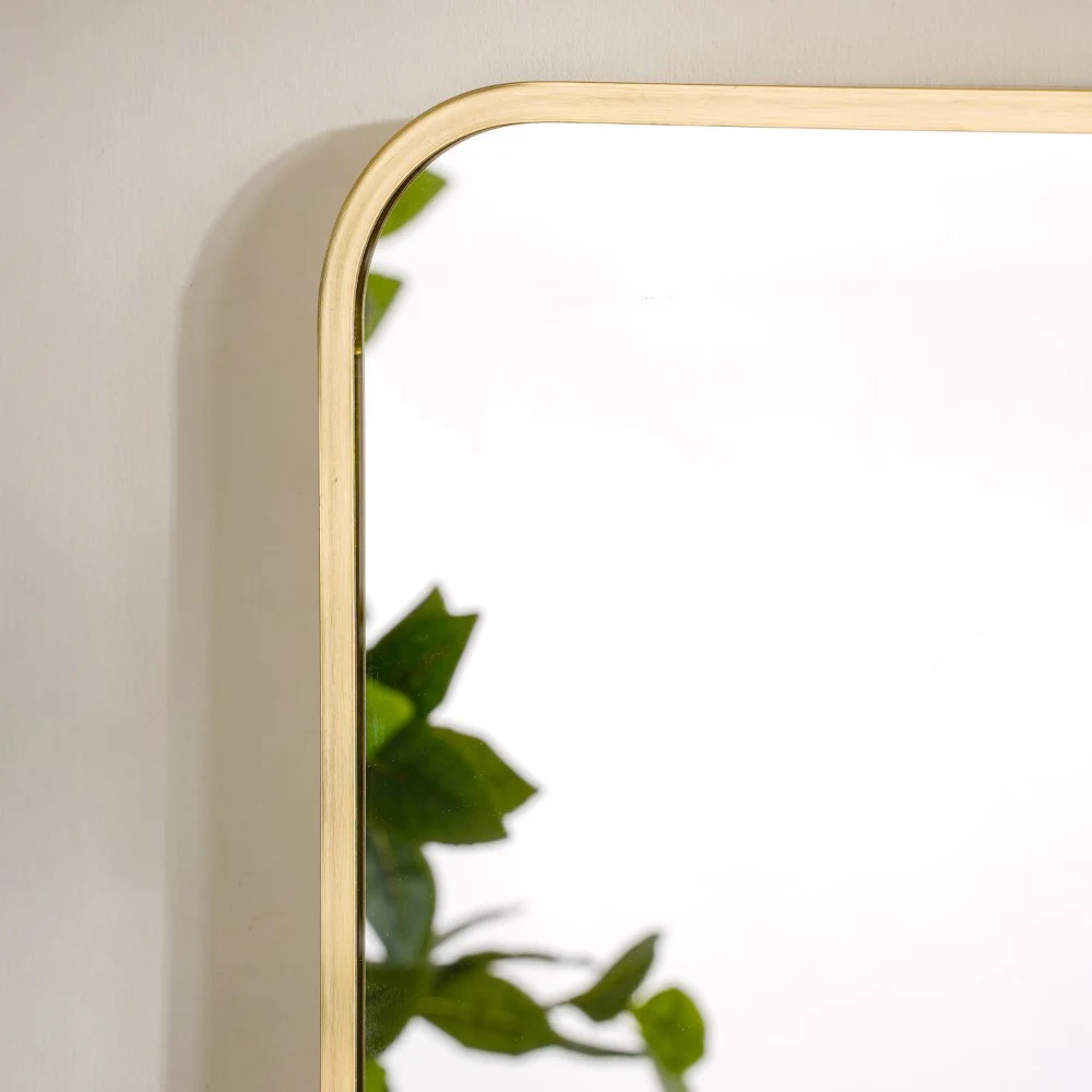 Wall Decor Mirror Gold 20 x 16 Inches - Image 9