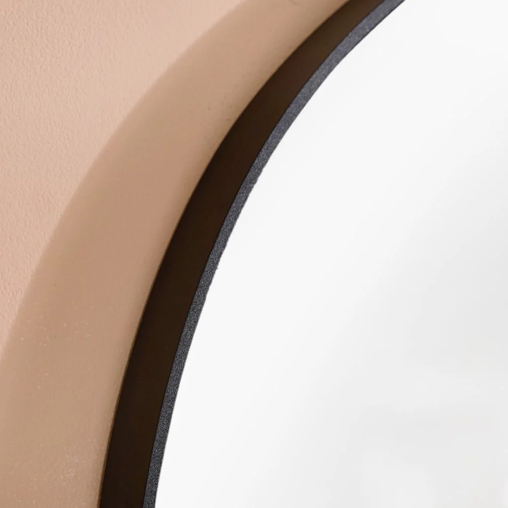 Wall Hanging Oval Mirror Black Large - Image 10