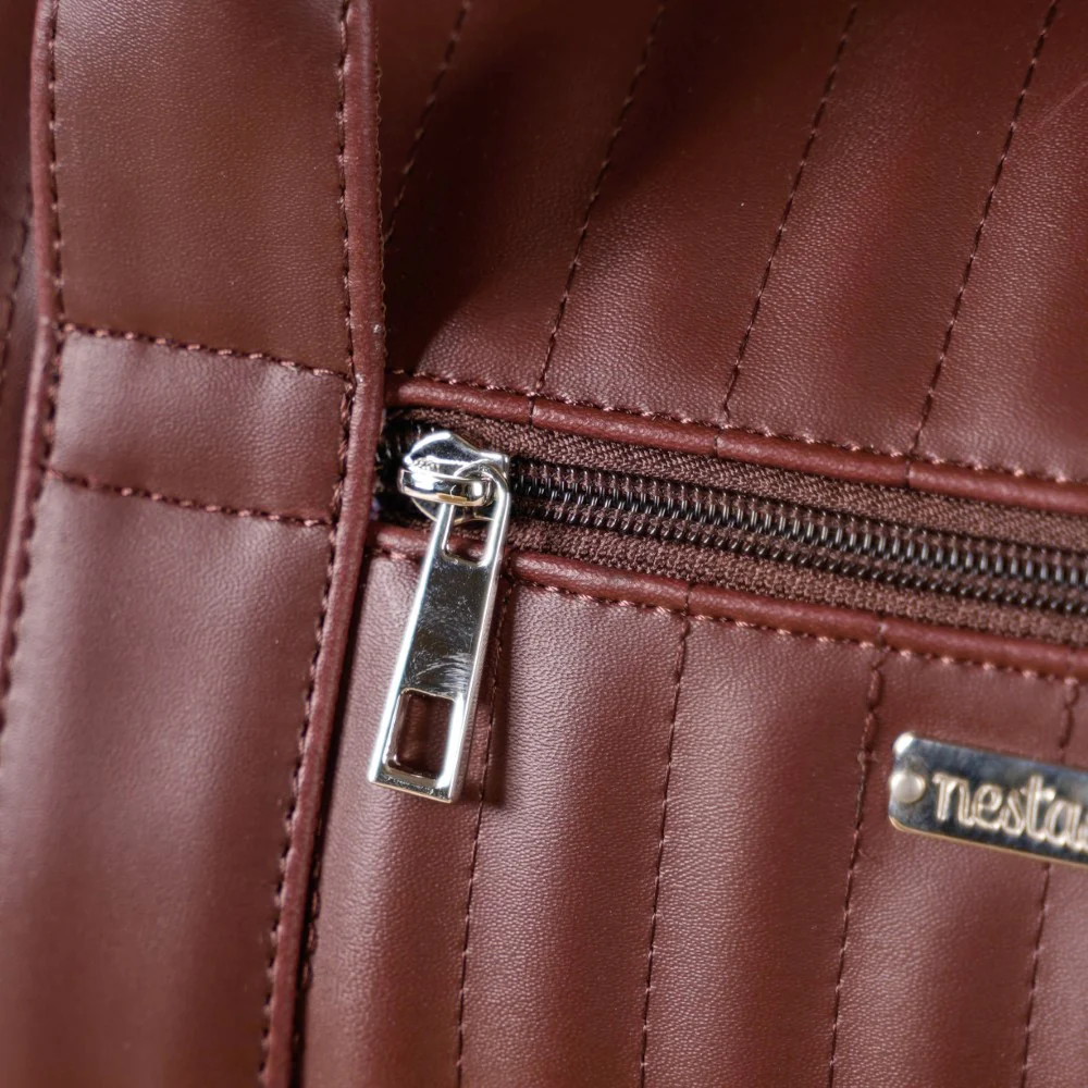 Wanderlust Duffle Bag Brown Small 14x7 Inch - Image 9
