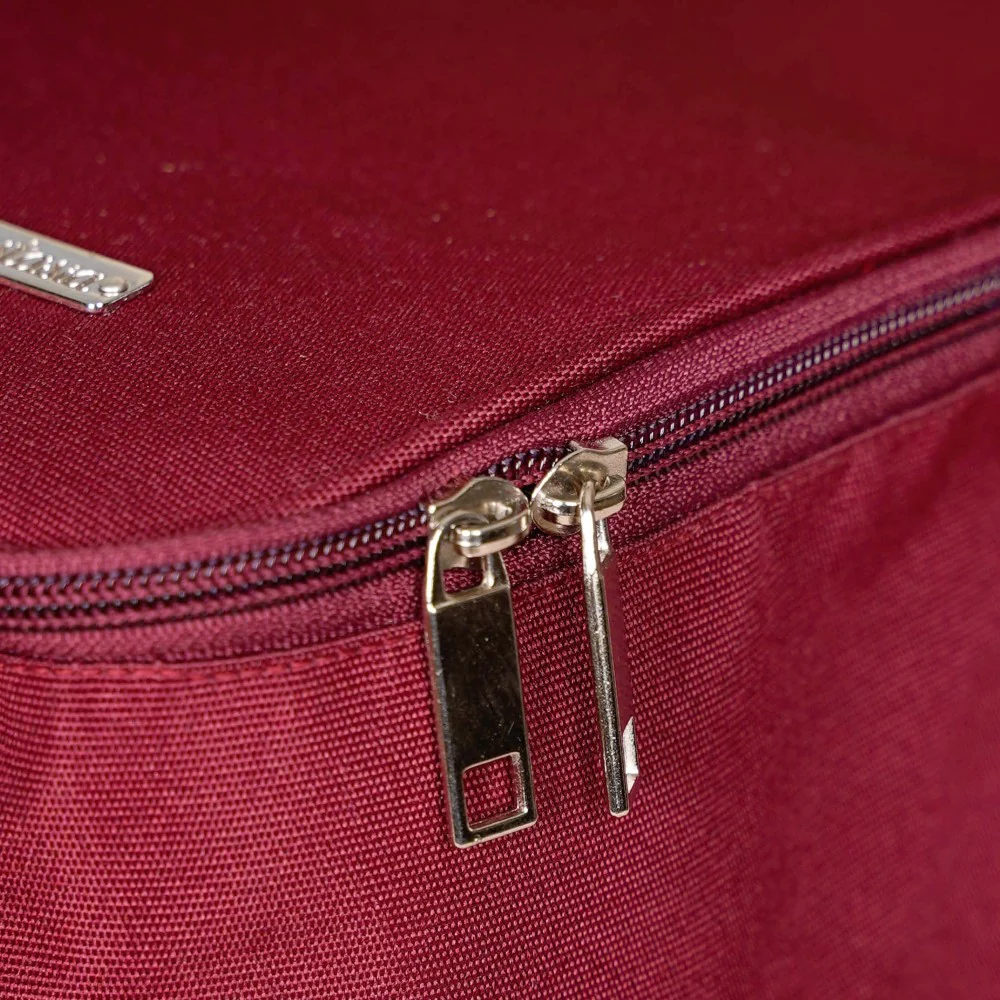 Clothes Storage Organiser Bag Set Of 2 Red - Image 8