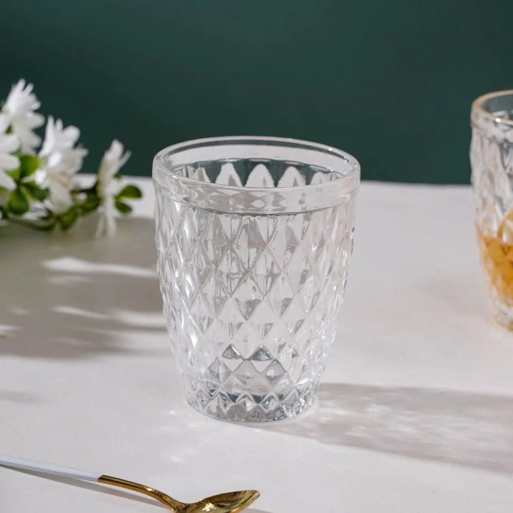 Water Glass Transparent Set Of 6 250 ml - Image 8
