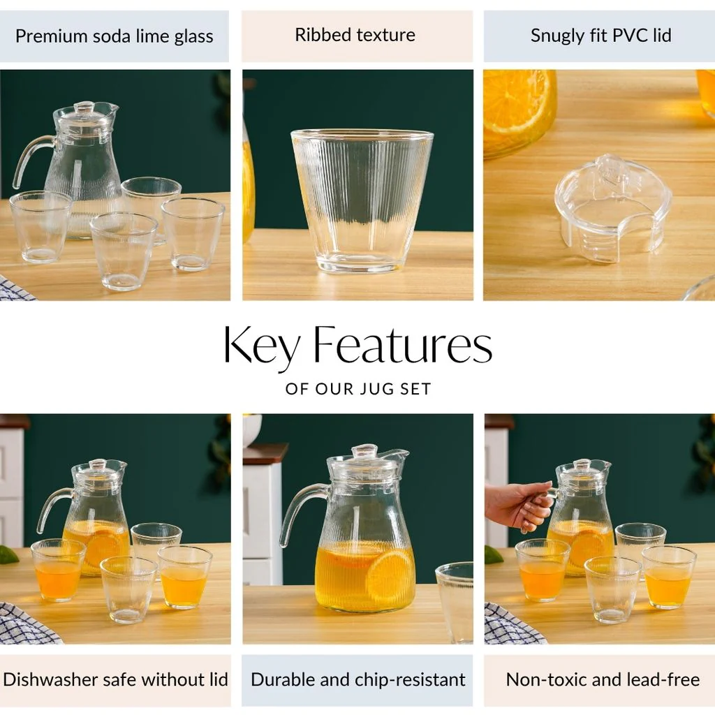 Water Jug With Tumbler Set Of 5 - Image 4