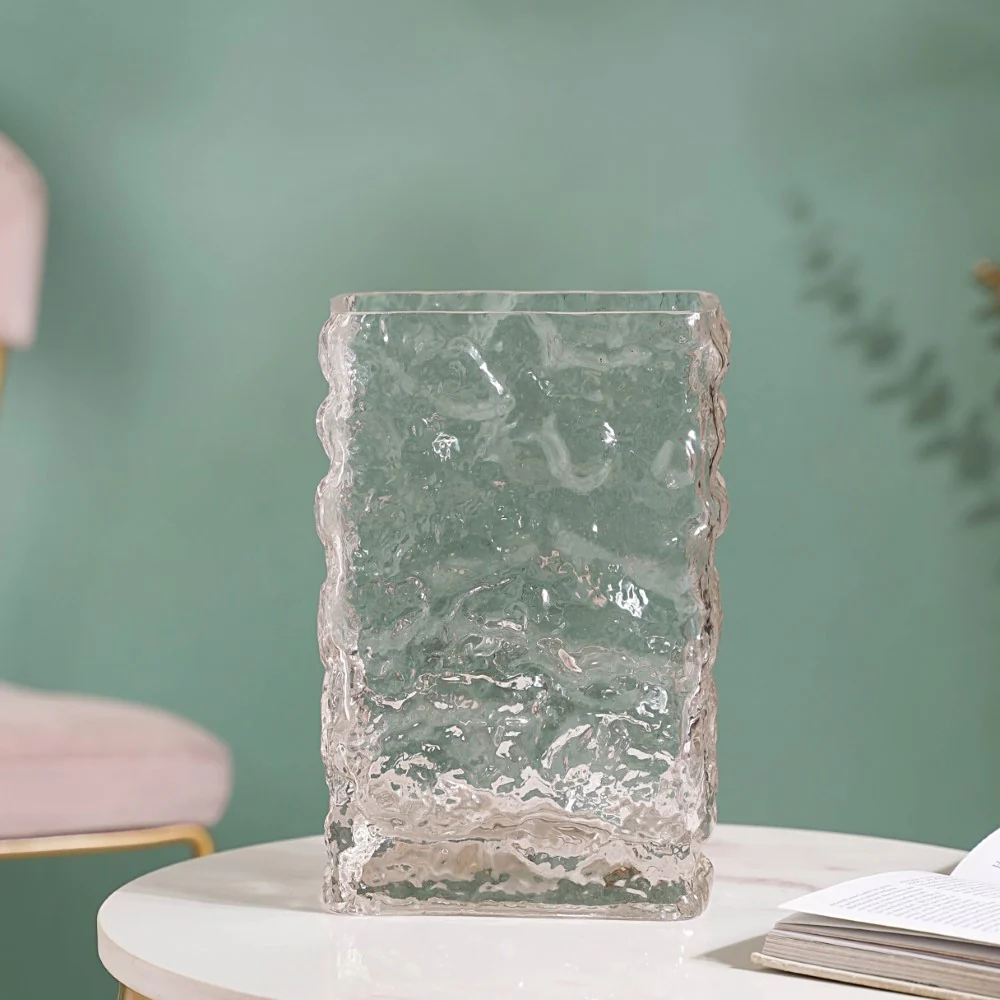 Waterfall Glass Flower Vase - Image 5