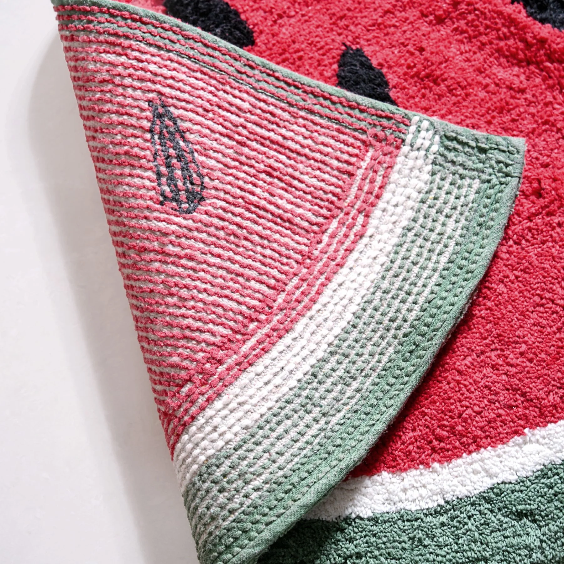 Watermelon Anti Slip Tufted Cotton Mat 83x43cm - Image 6