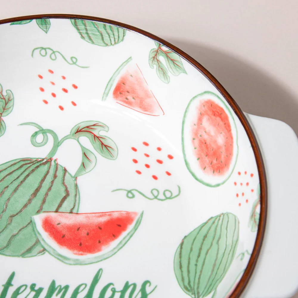 Watermelon Baking Bowl With Handles 7.5 Inch 500 ml - Image 5