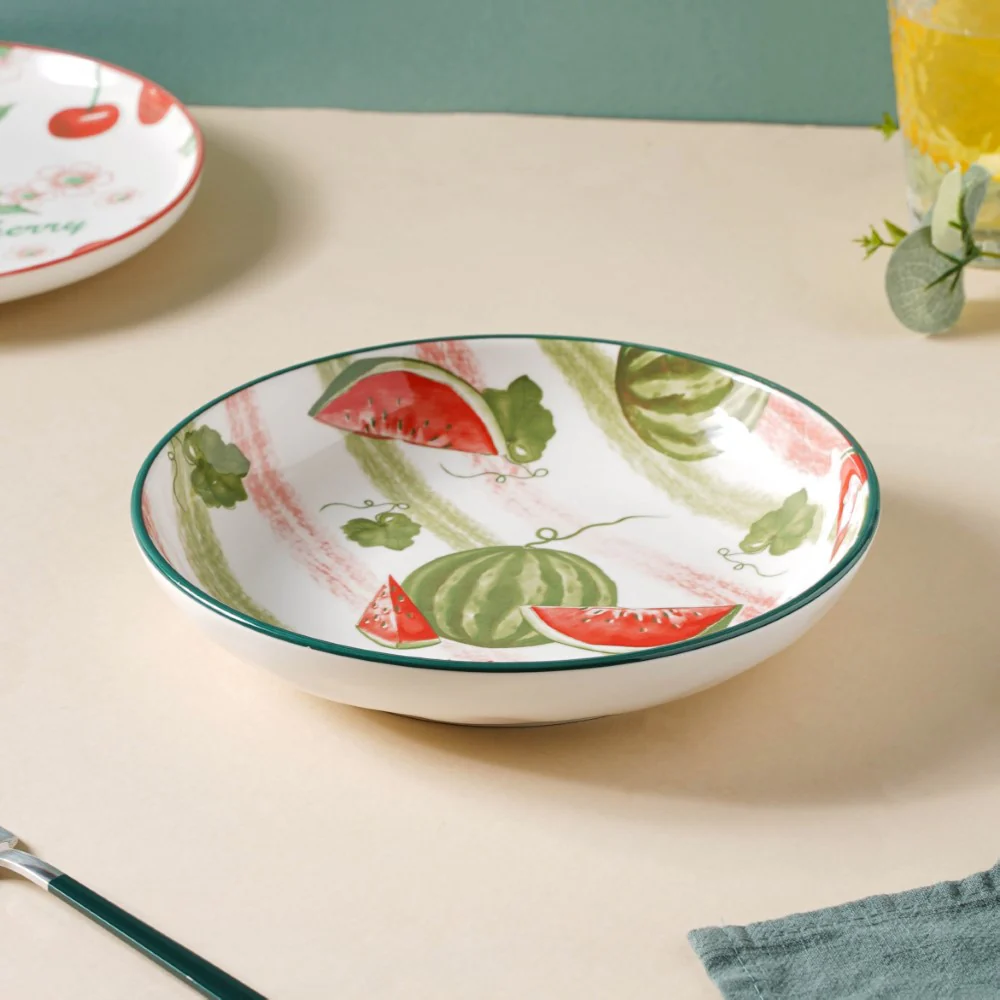Watermelon Fruit Salad Plate 7.5 inch - Image 6
