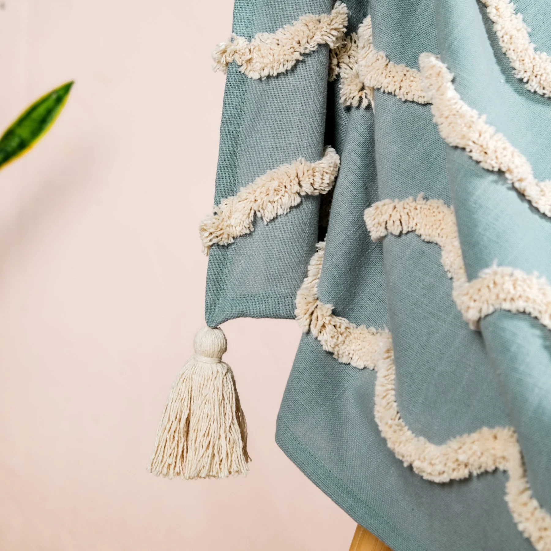 Wave And Weave Pure Cotton Throw - Image 6