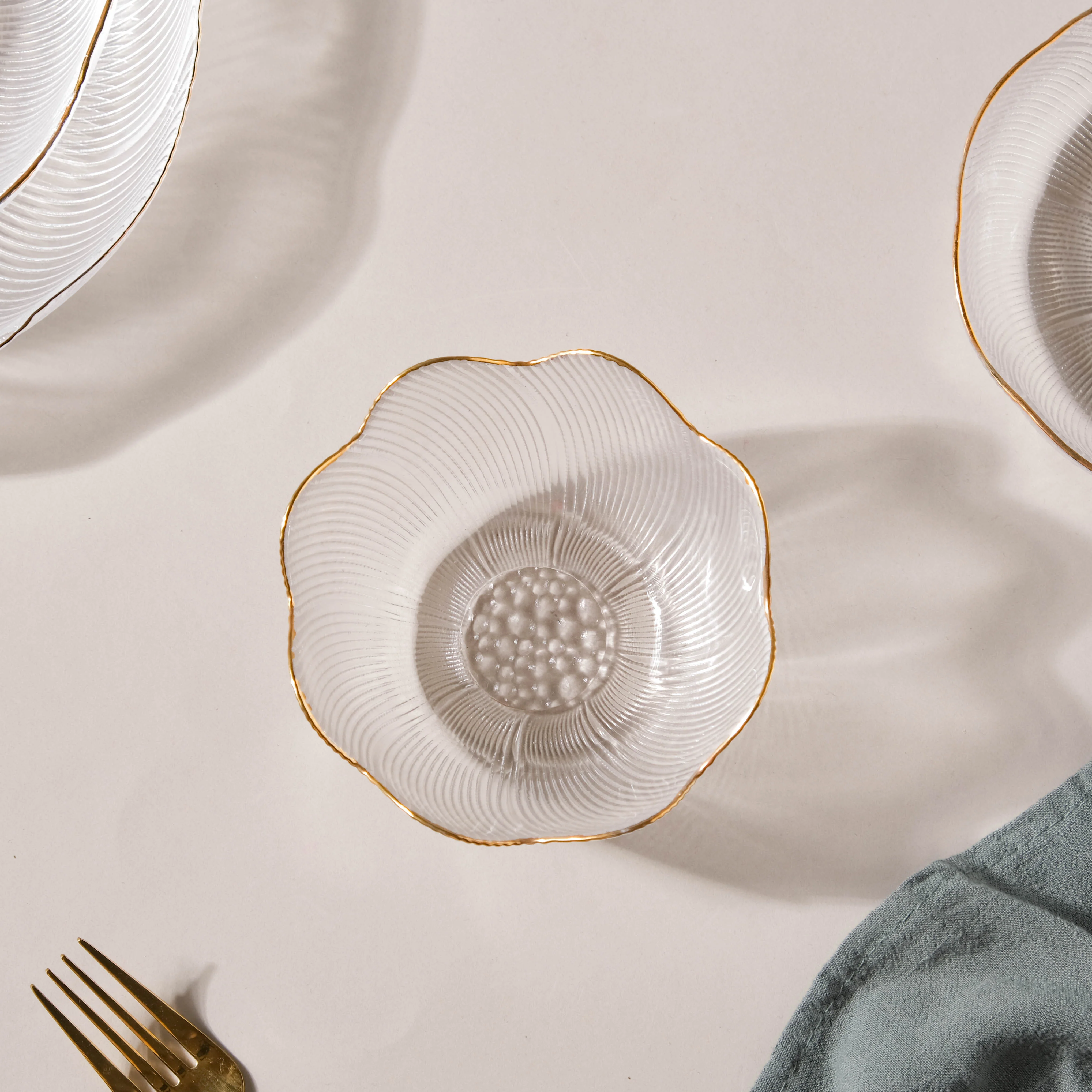 Wavy Glass Side Bowl - Image 4
