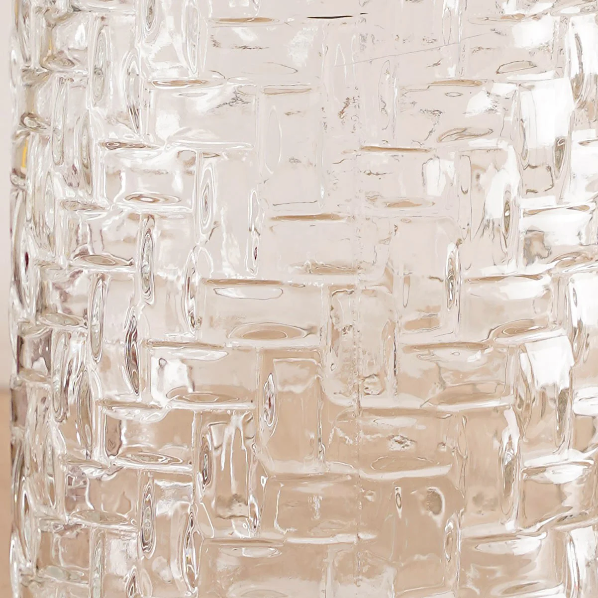 Weave Design Embossed Jar With Lid Set Of 4 1200ml - Image 6