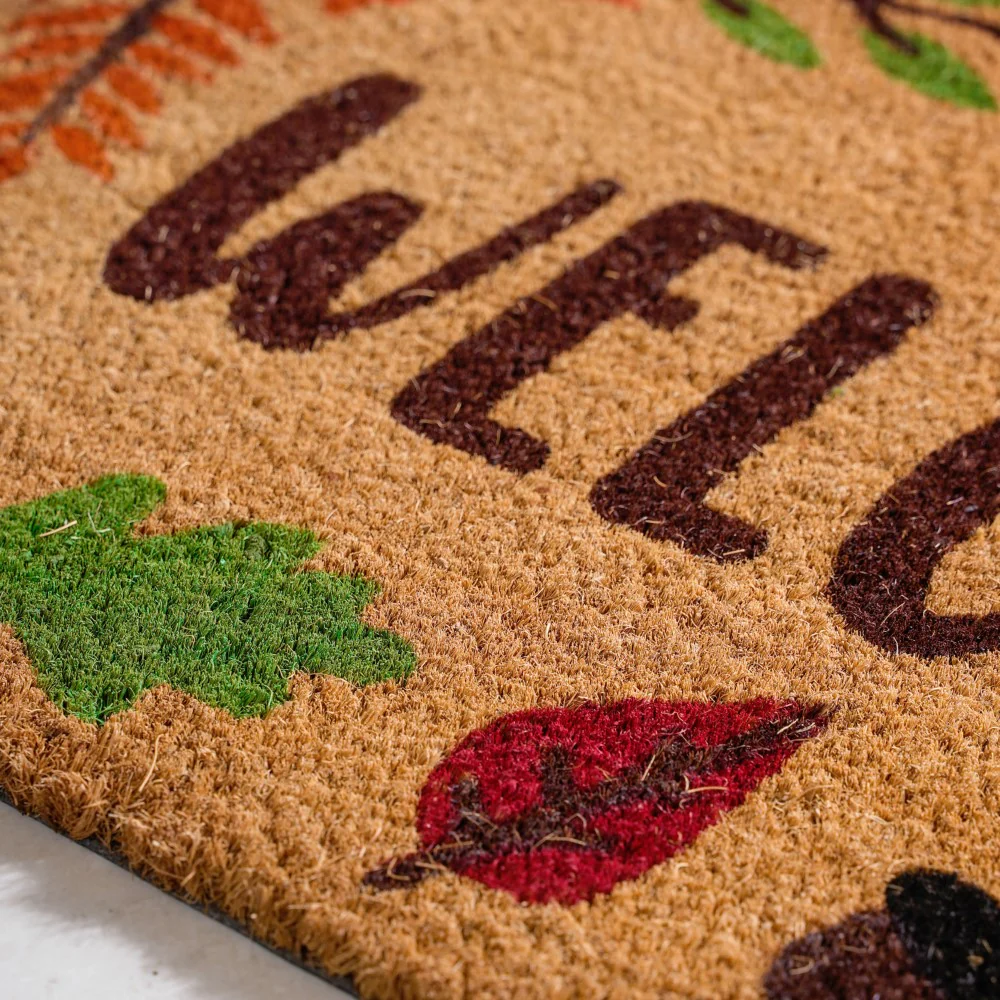 Welcome Coir Doormat 23.5 x 15.5 Inches - Image 4