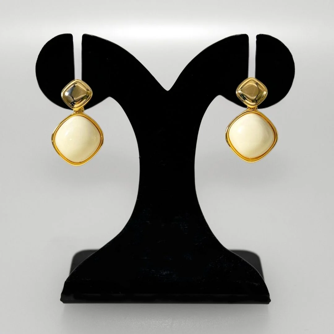 White And Gold Rhombus Drops - Image 6