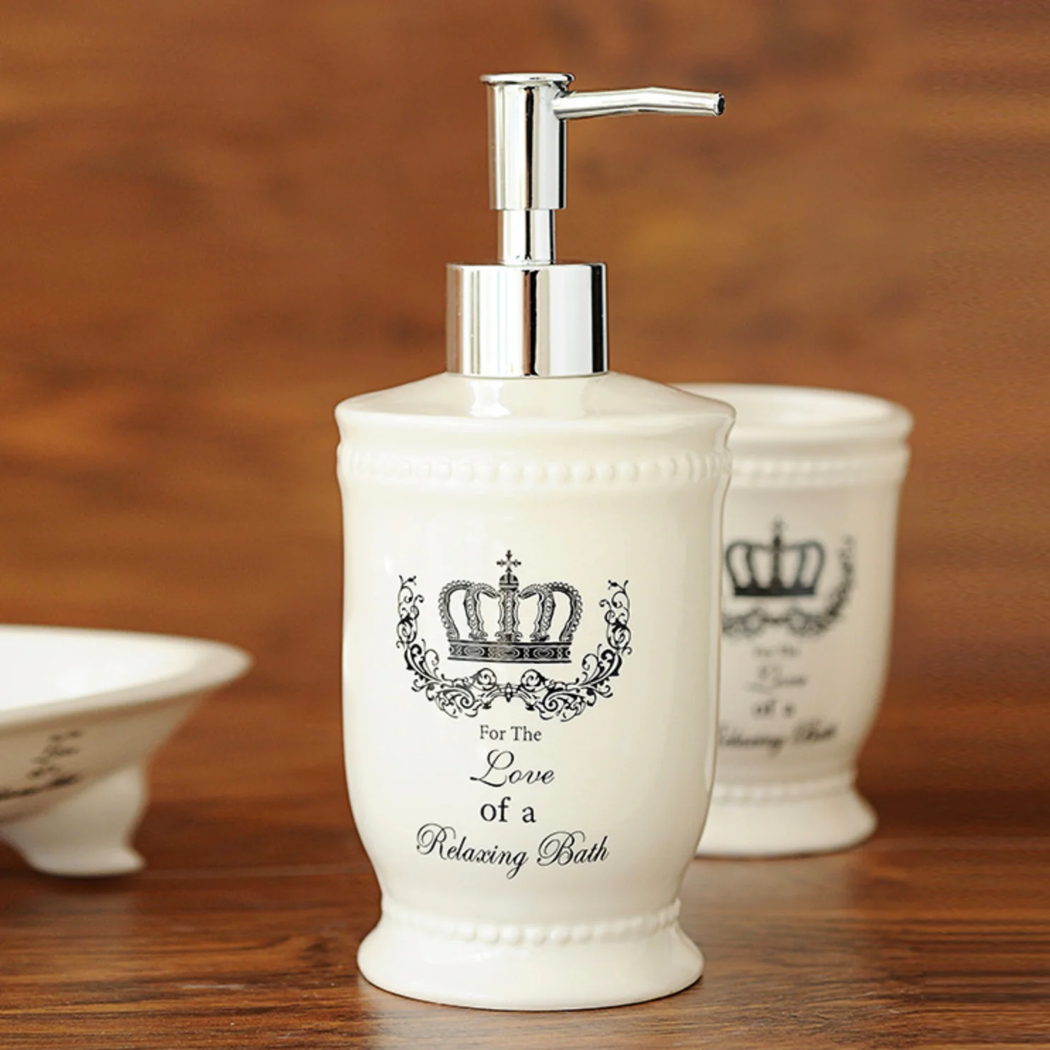 White Bath Set of 4 - Image 4