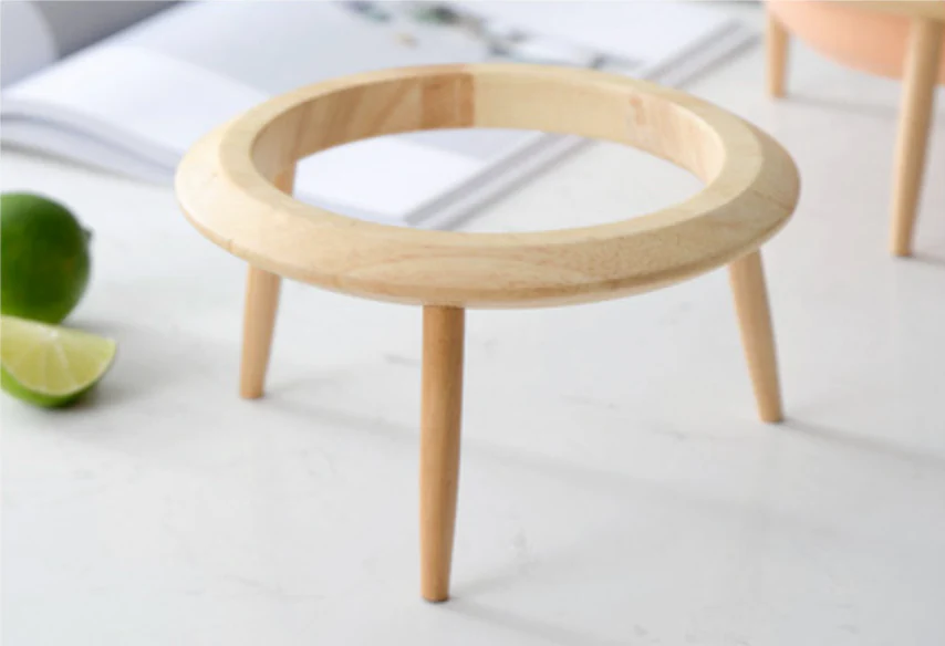 White Bowl with Stand - Image 2