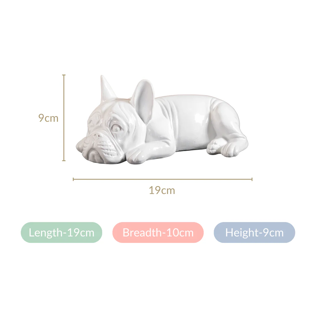 White Bulldog Showpiece - Image 6