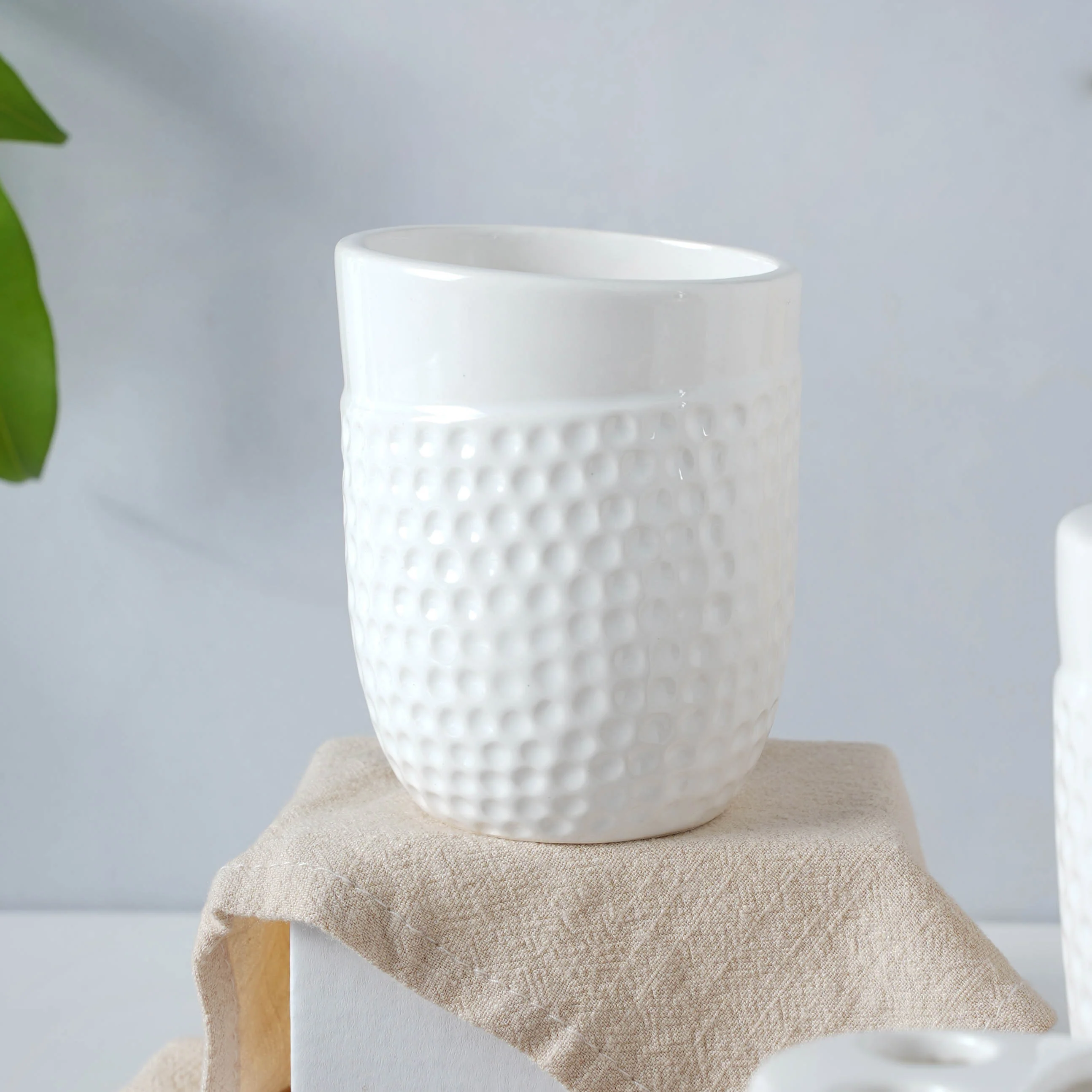 White Ceramic Bathroom Accessories Set - Image 6