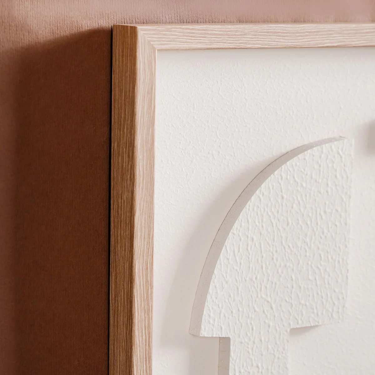 White Embossed 3D Wall Artwork 20x16 Inch - Image 11