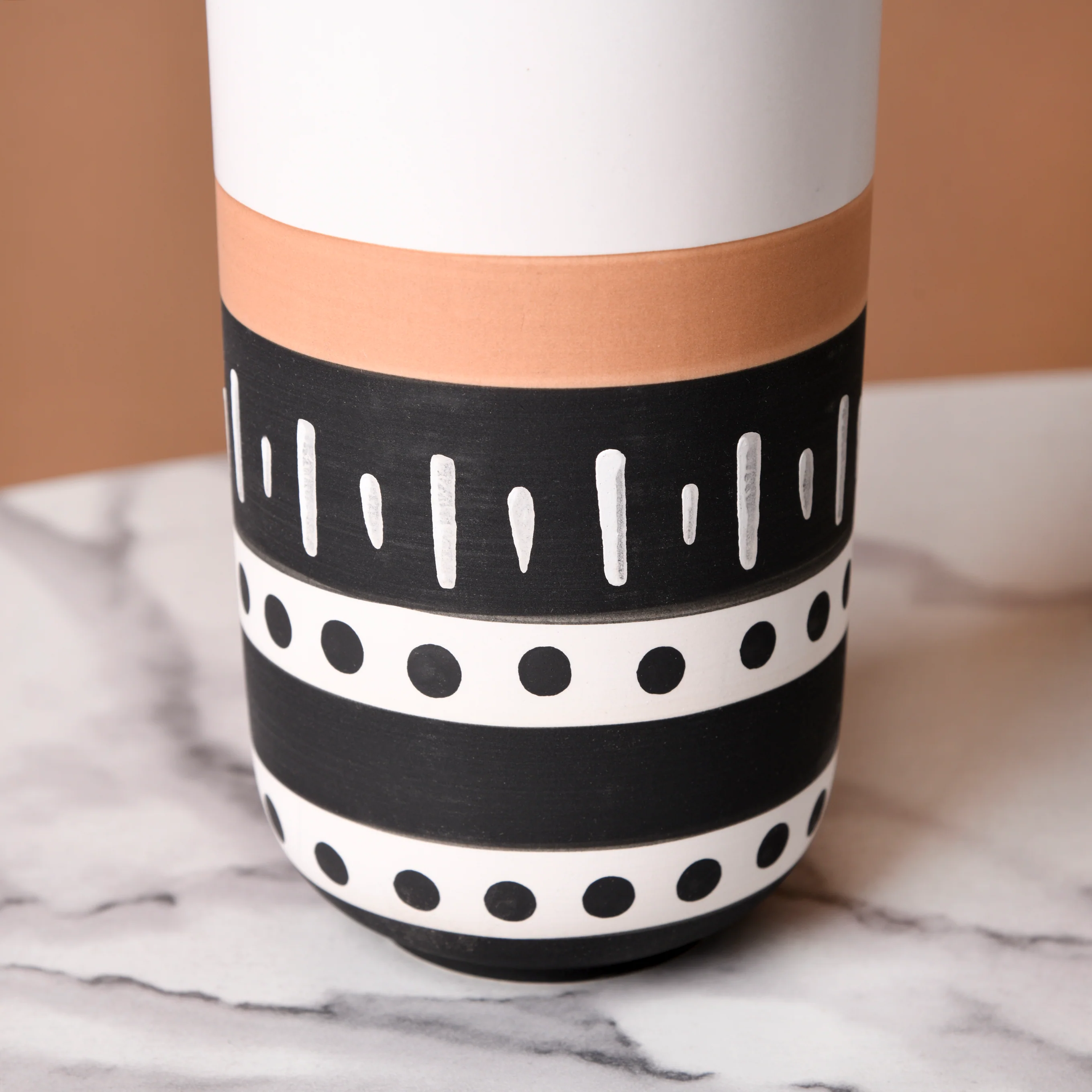 White Ethnic Vase - Image 10