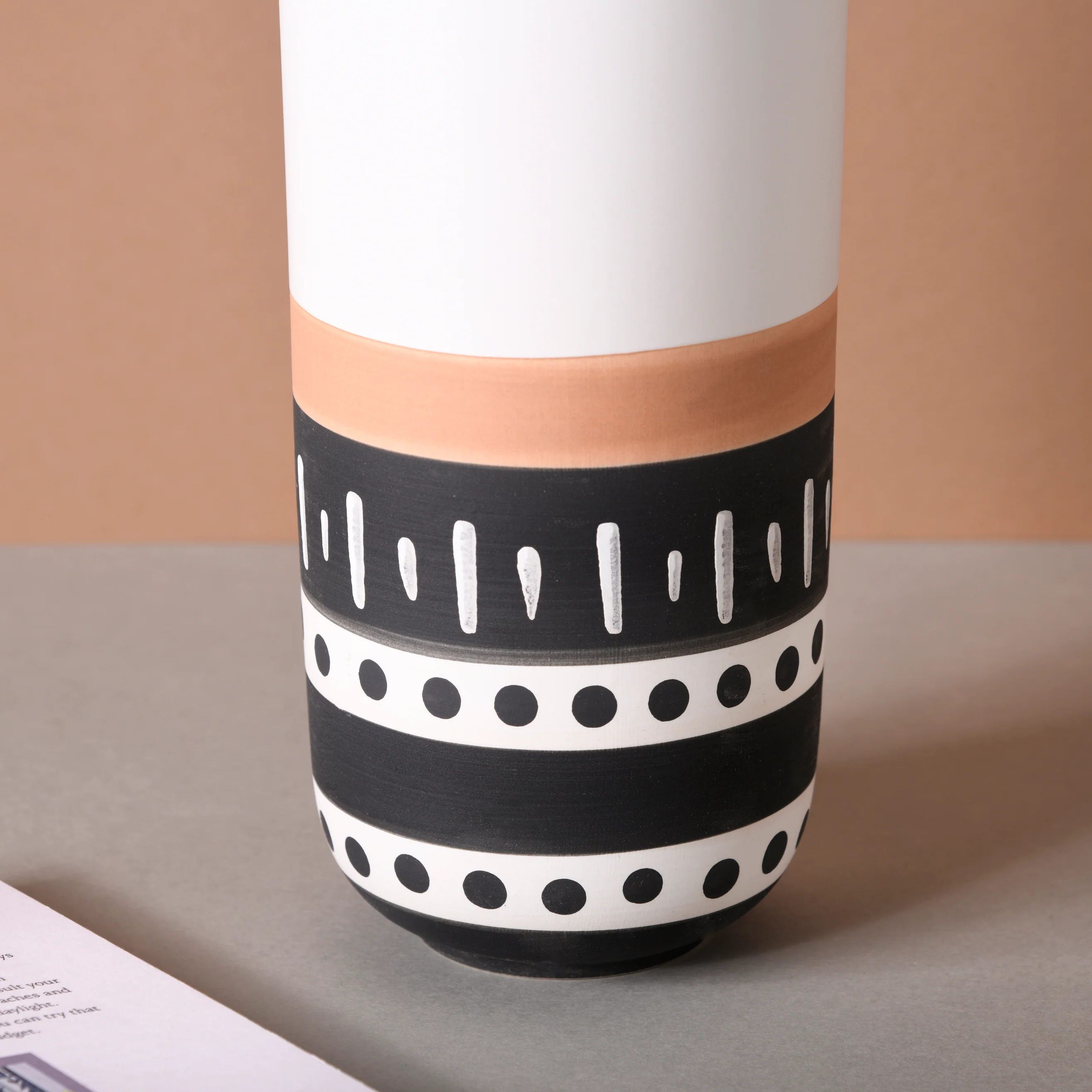 White Ethnic Vase - Image 13