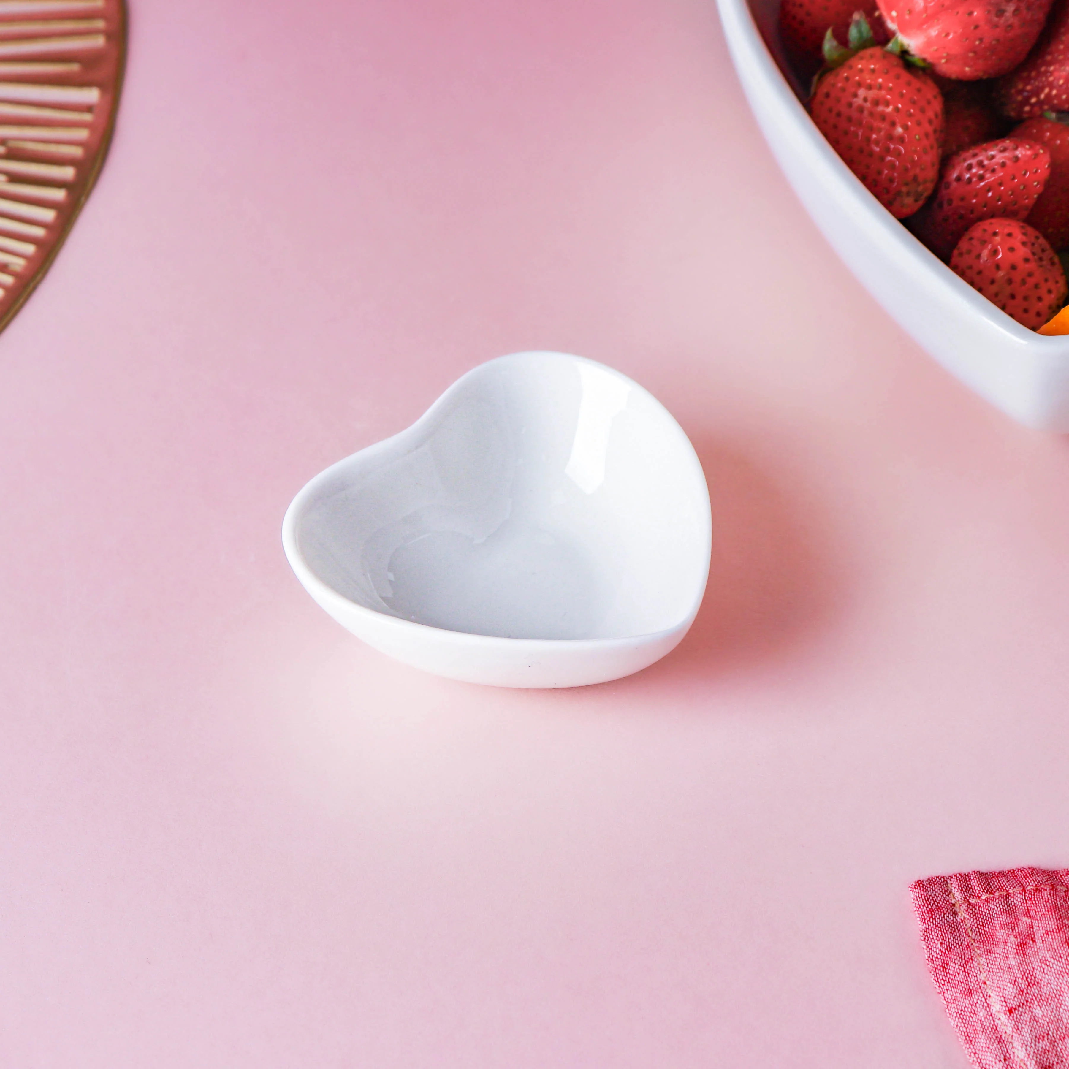 White Heart Dip Bowl - Image 4