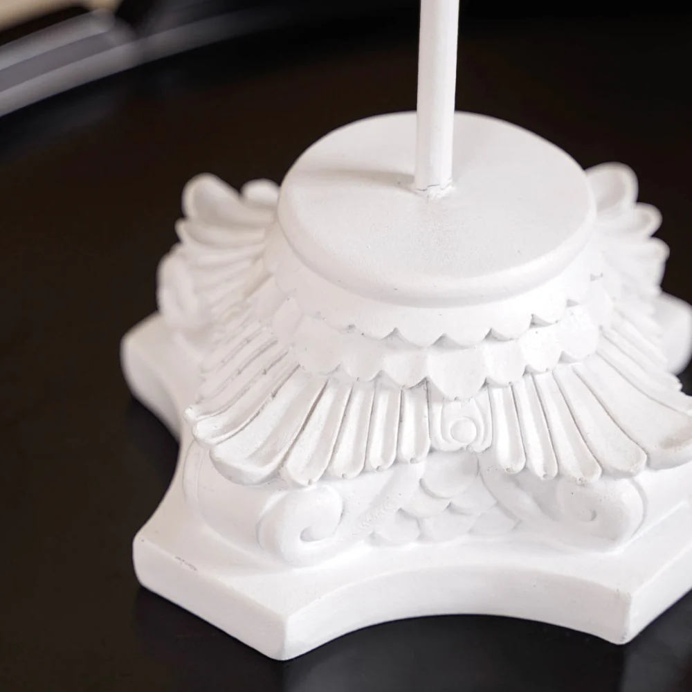 White Horse Bust Decor Showpiece With Stand Large - Image 4