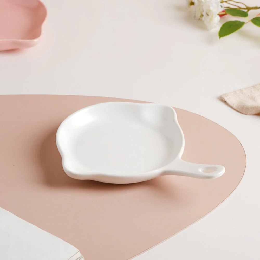 White Microwavable Baking Tray 6 inch