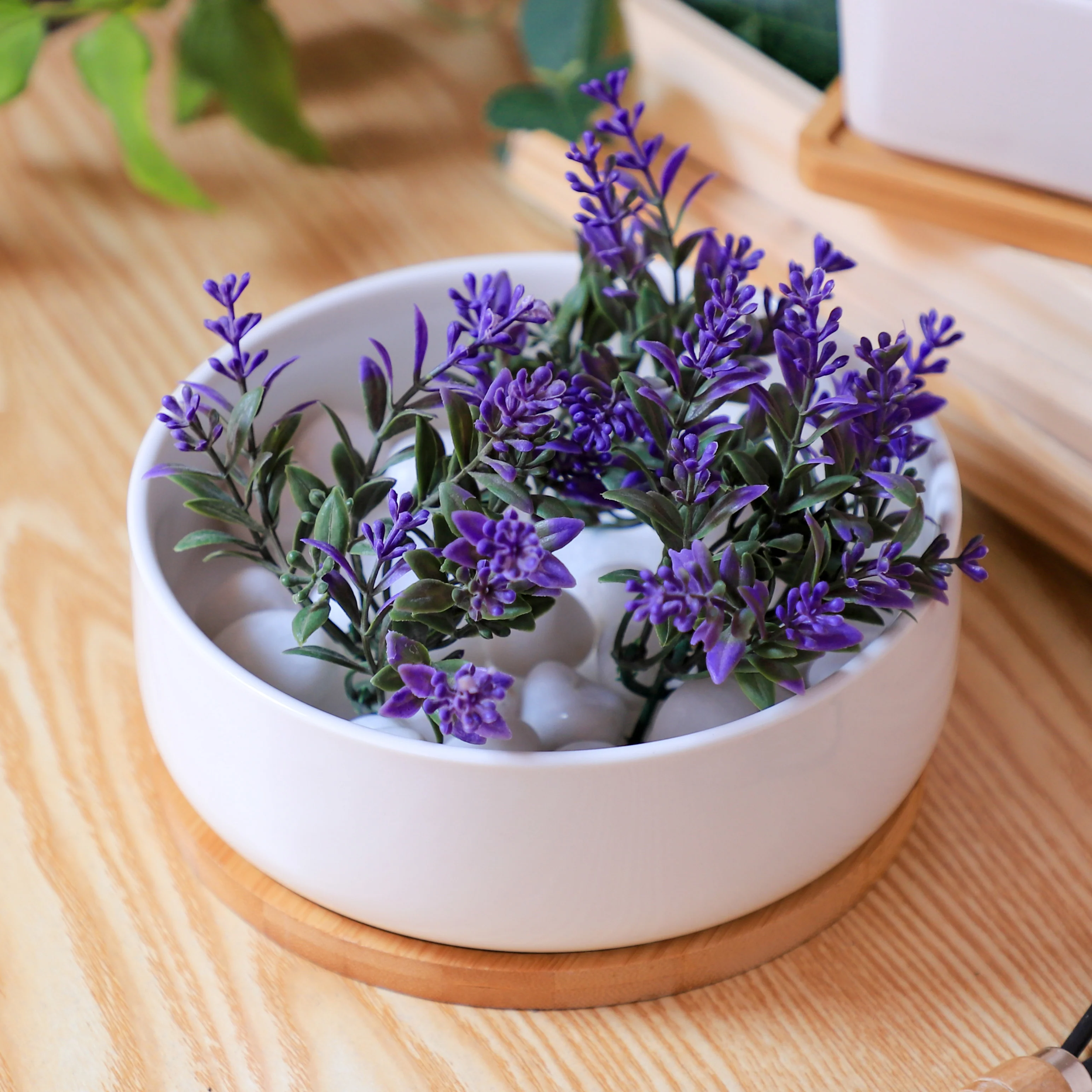 White Plant Pot - Image 9