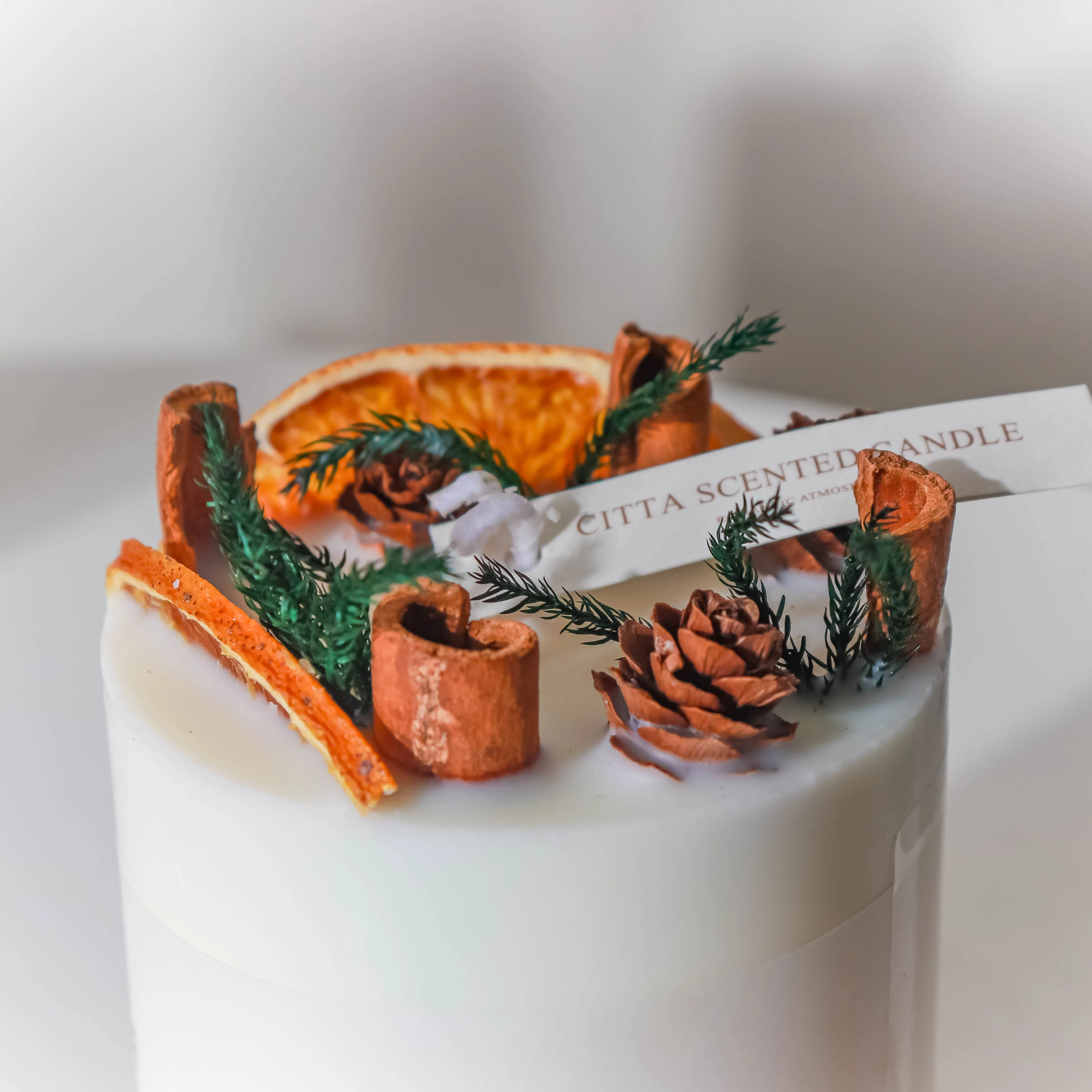 White Scented Candle - Image 15