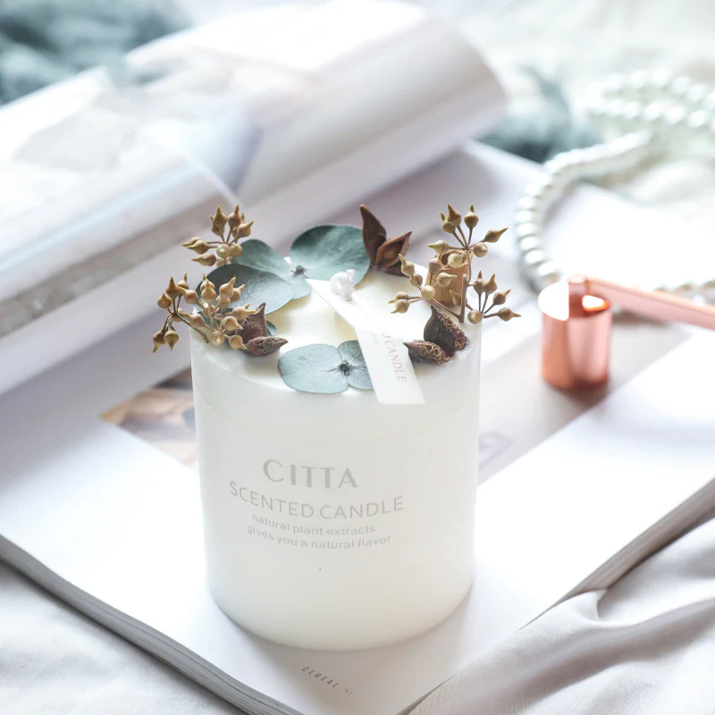 White Scented Candle - Image 7