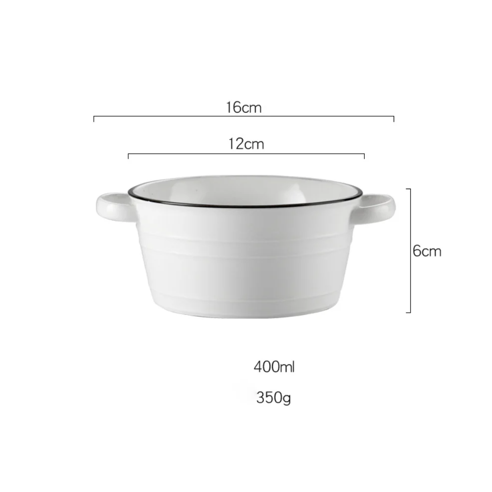 White Serving Bowl - Image 18