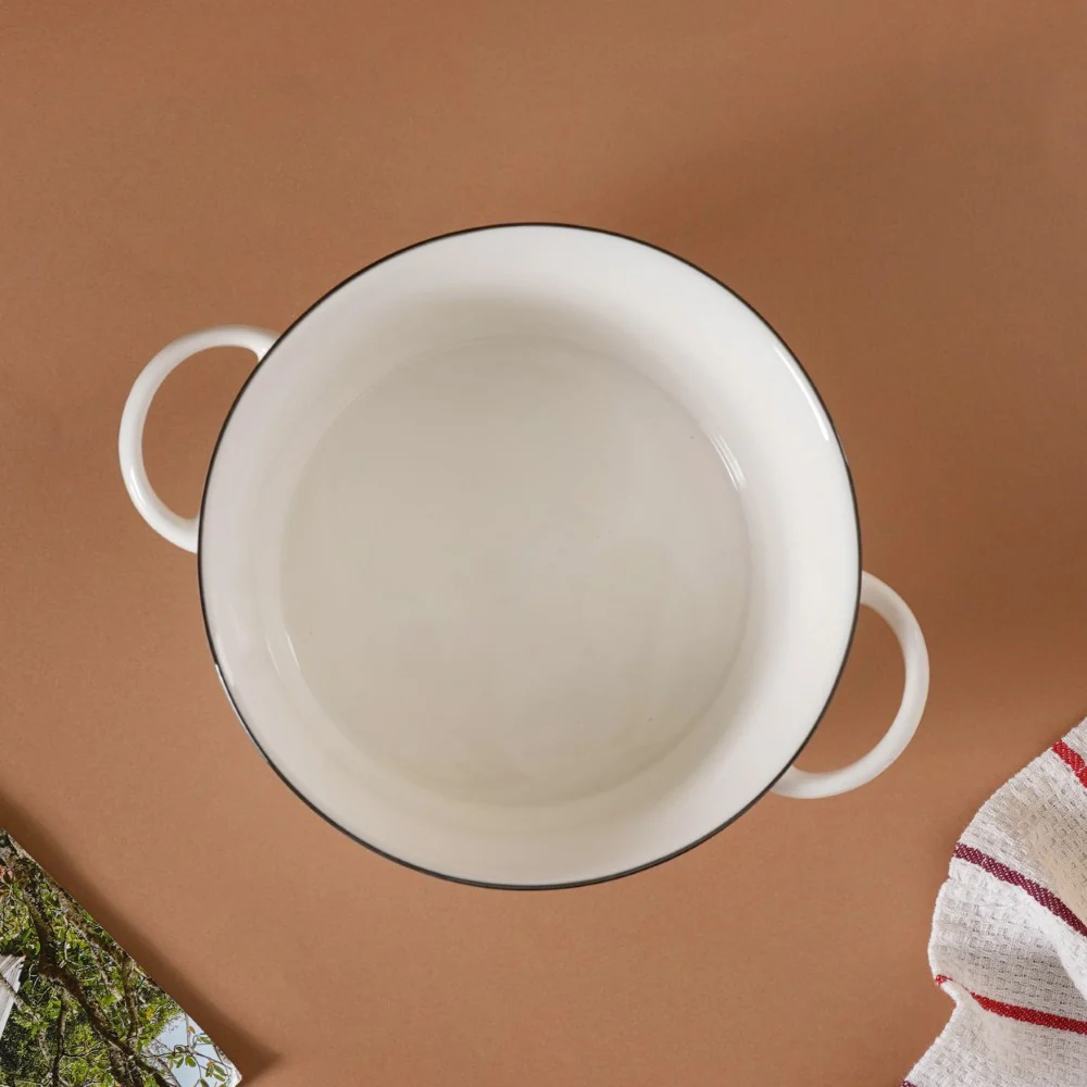 White Serving Bowl - Image 5