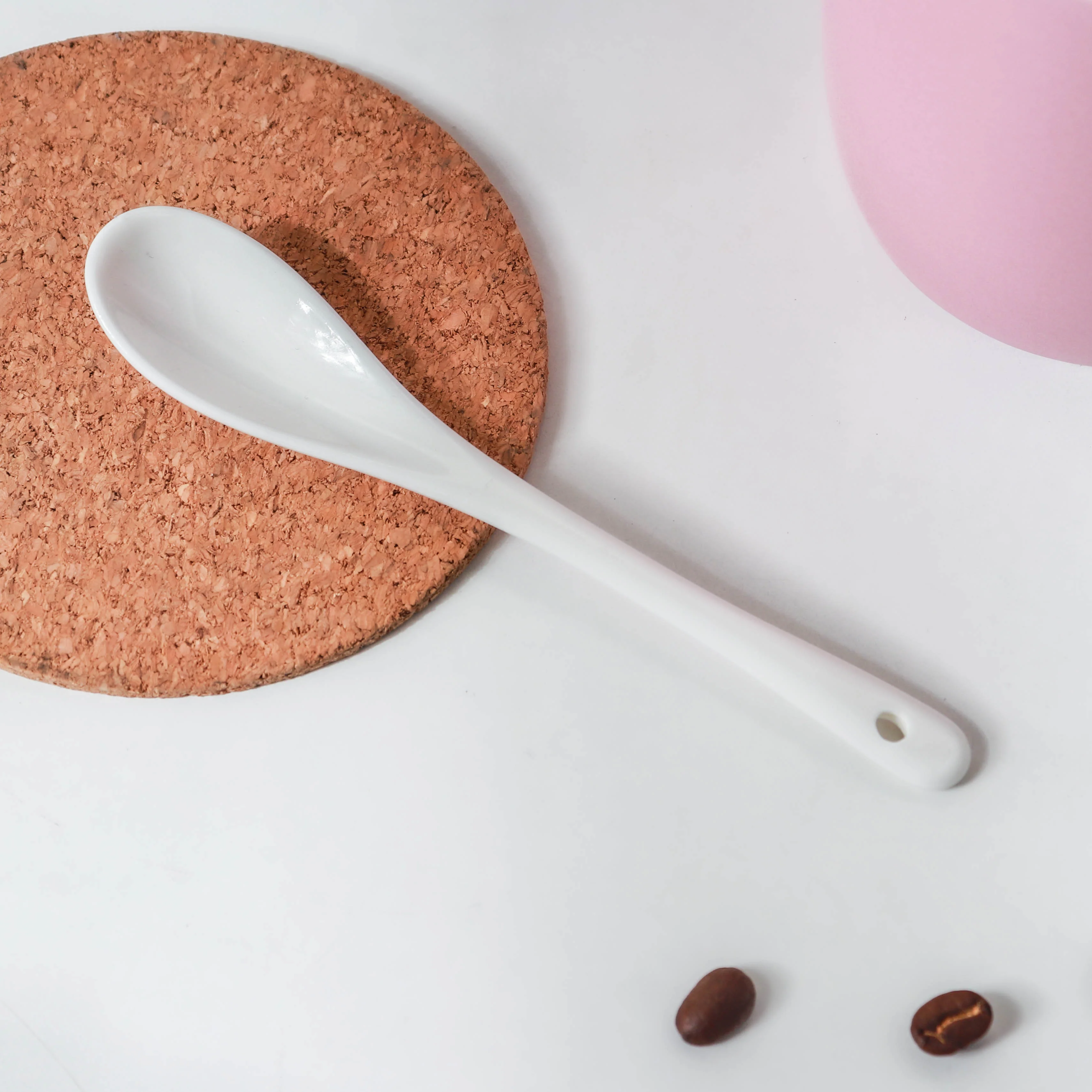 White Soup Spoon