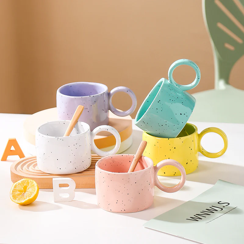 White Speckled Cup - Image 4