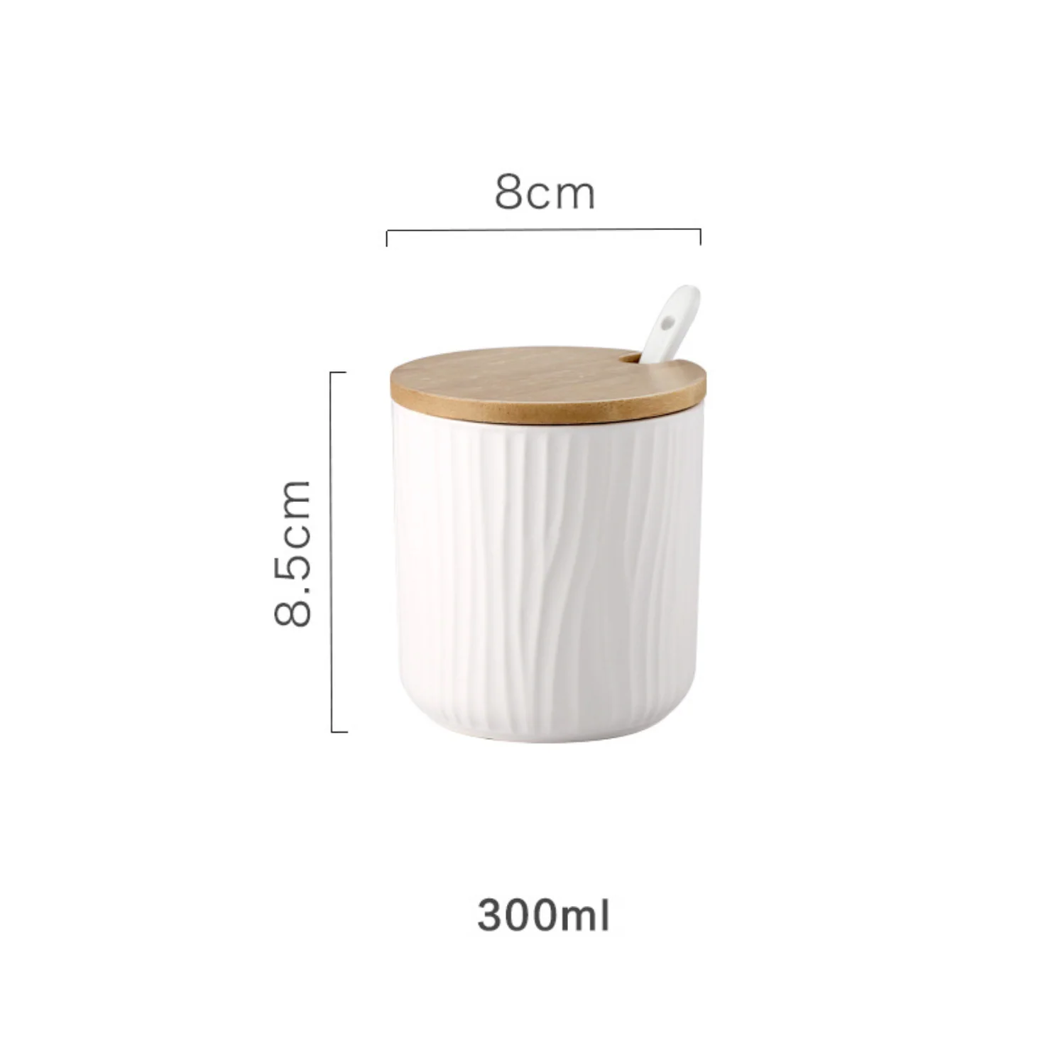 White Spice Jar Set - Image 5