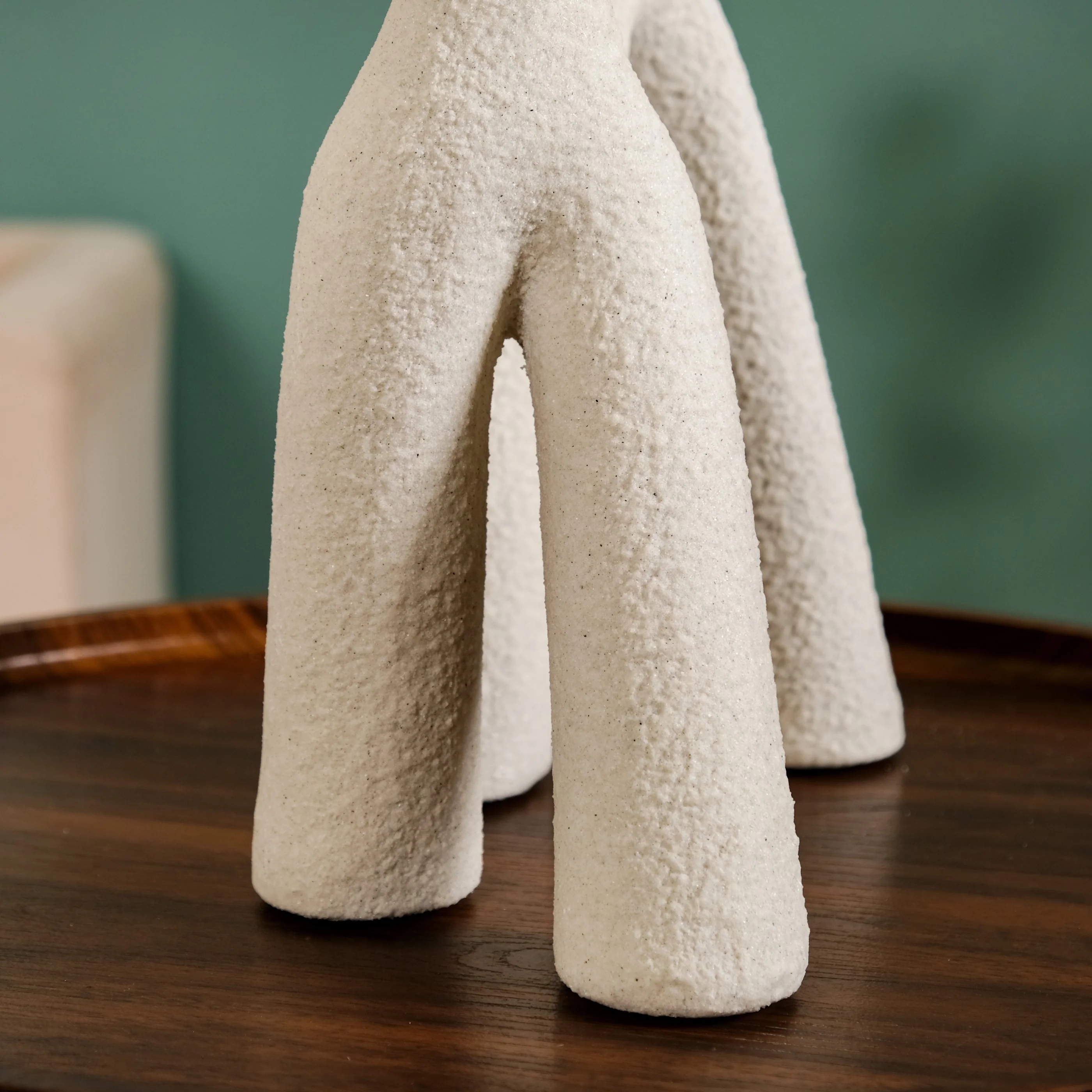 White Table Top Cat Statue - Image 6