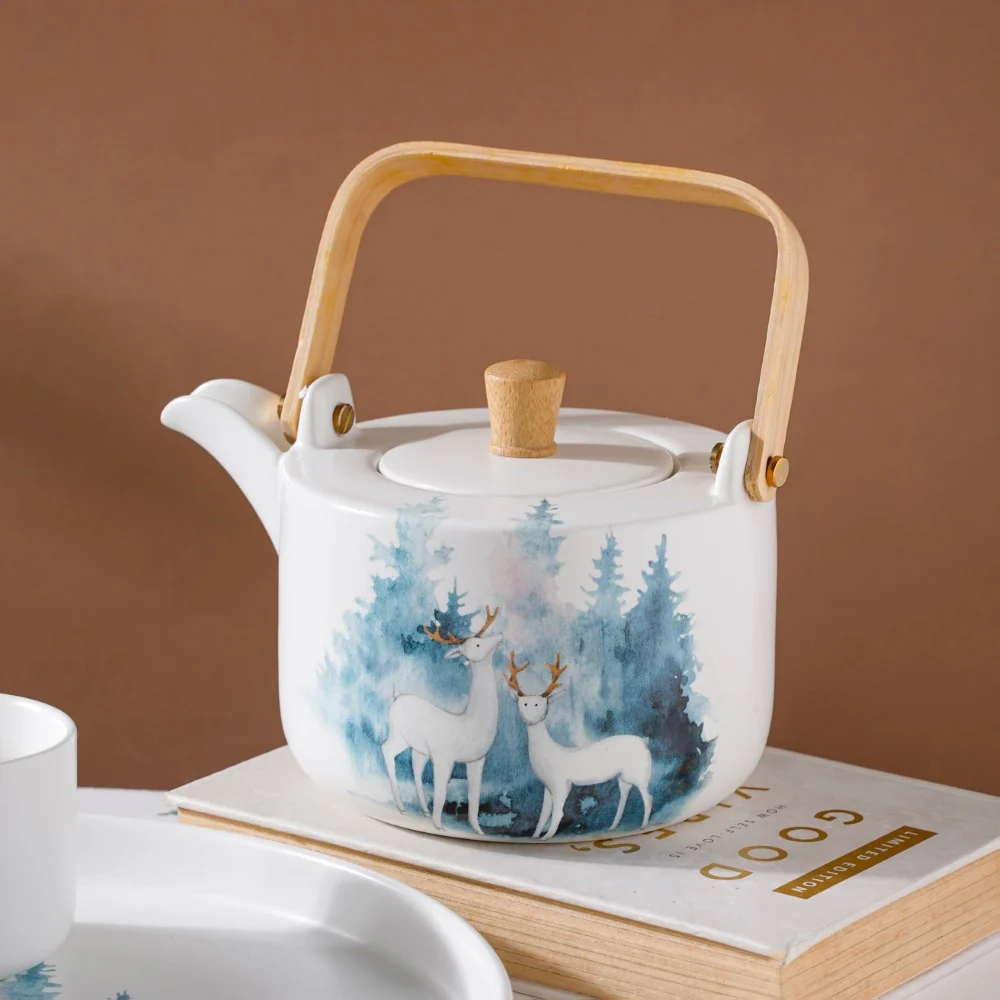 White Teapot Set - Image 6