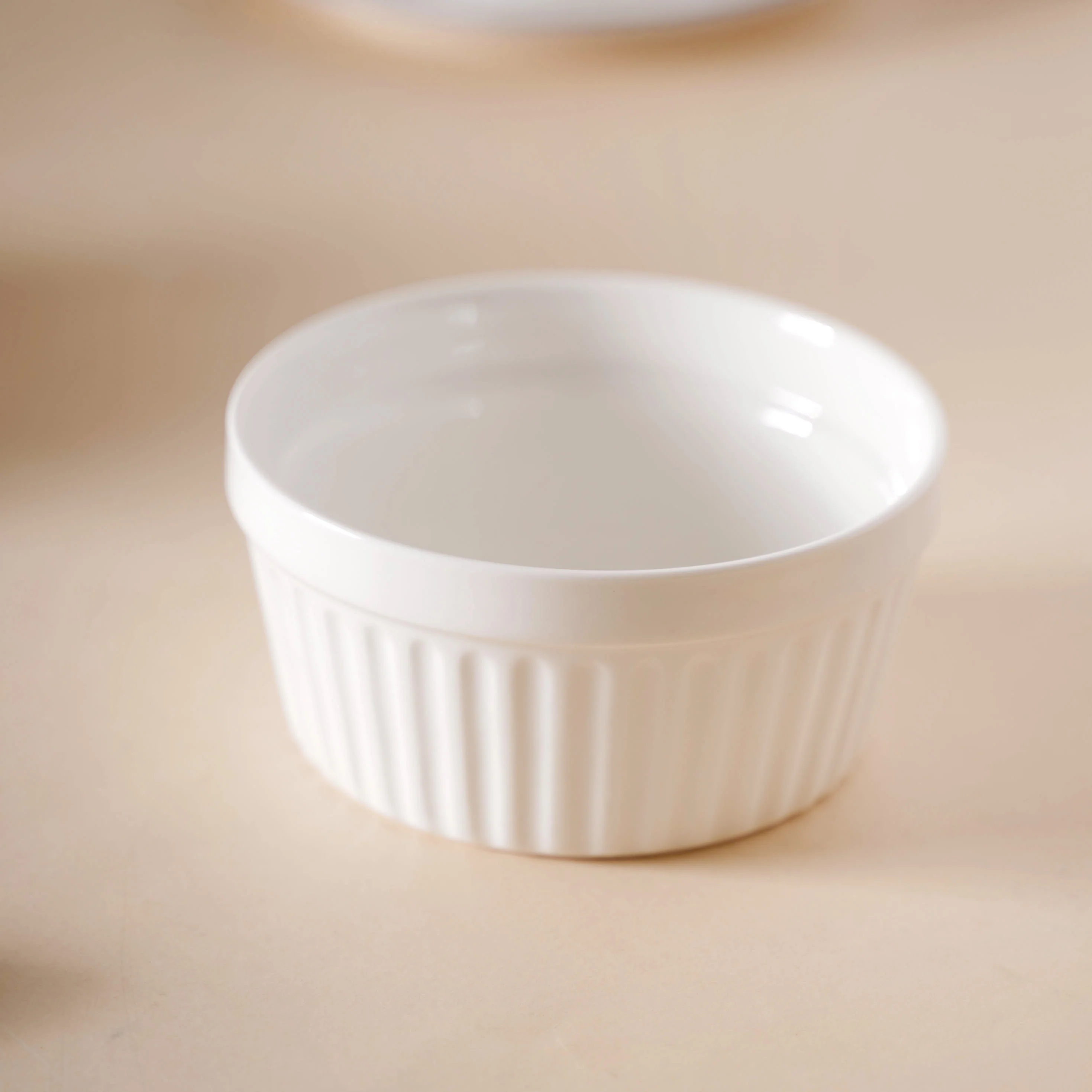 White Textured Ramekin - Image 4