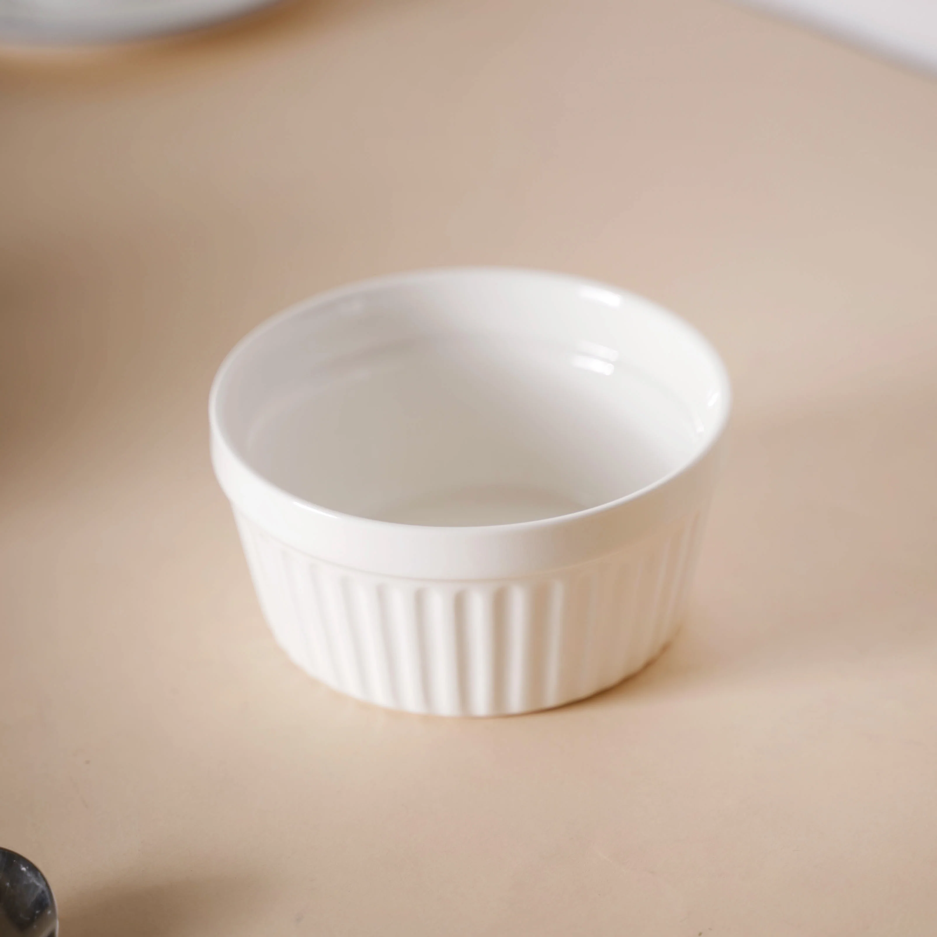 White Textured Ramekin - Image 5