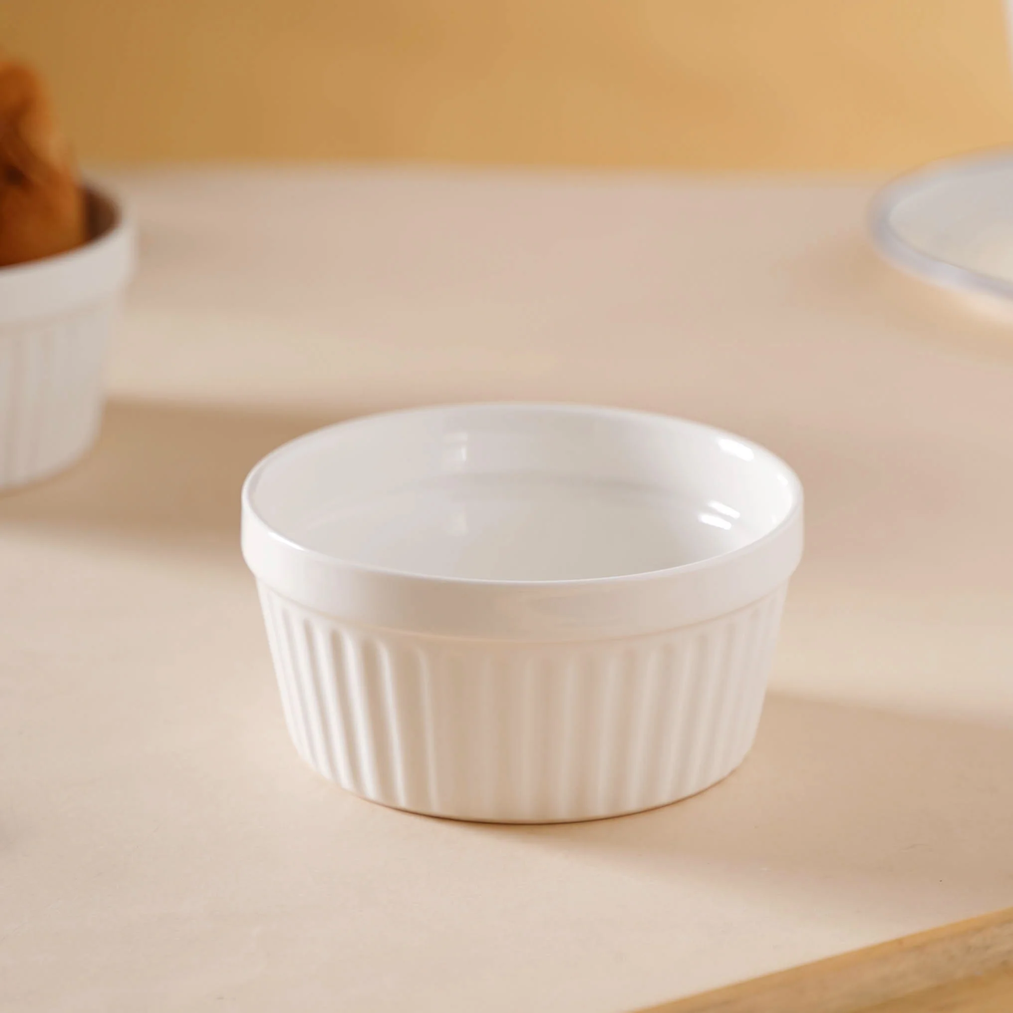 White Textured Ramekin - Image 7