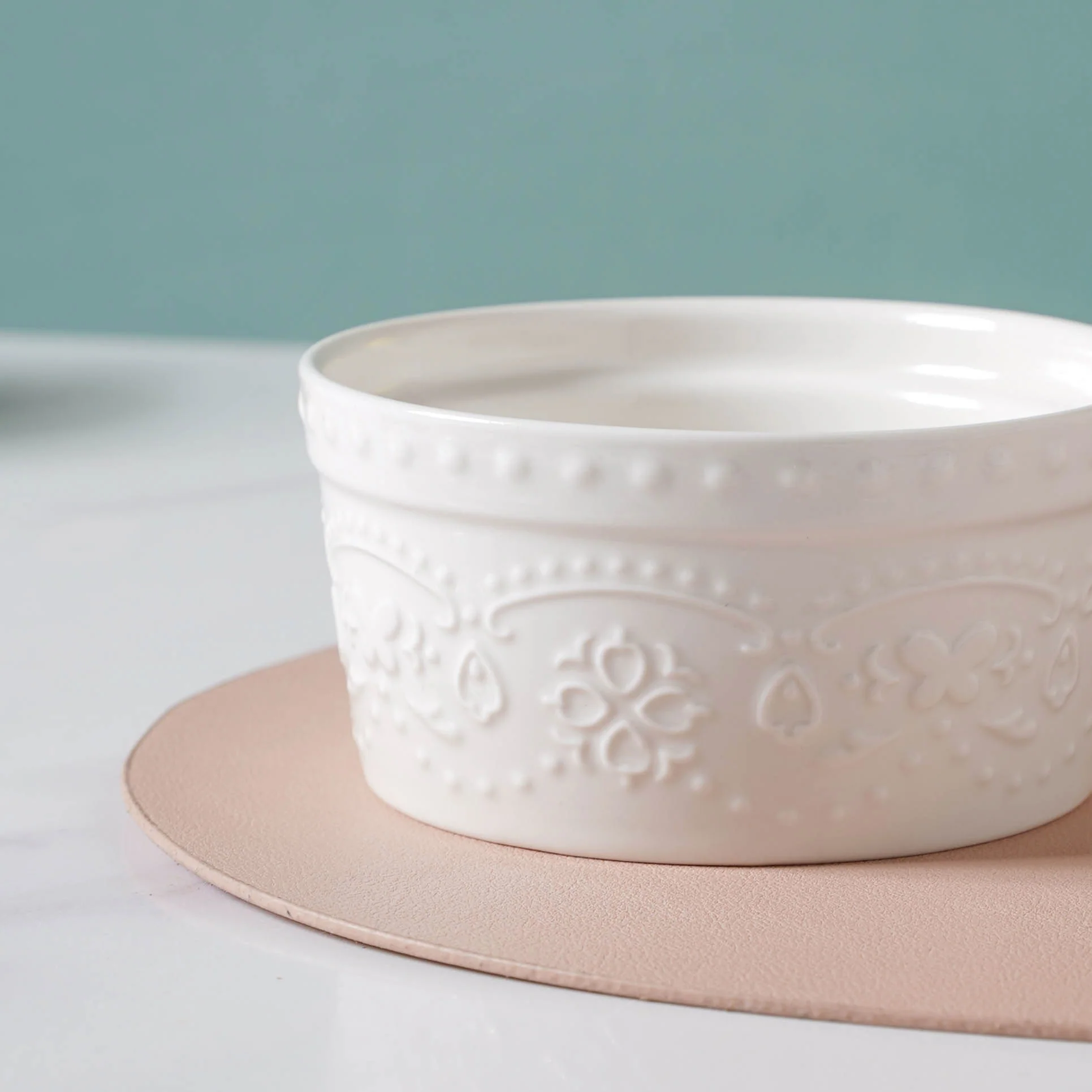 White Truffle Textured Pudding Bowl - Image 4