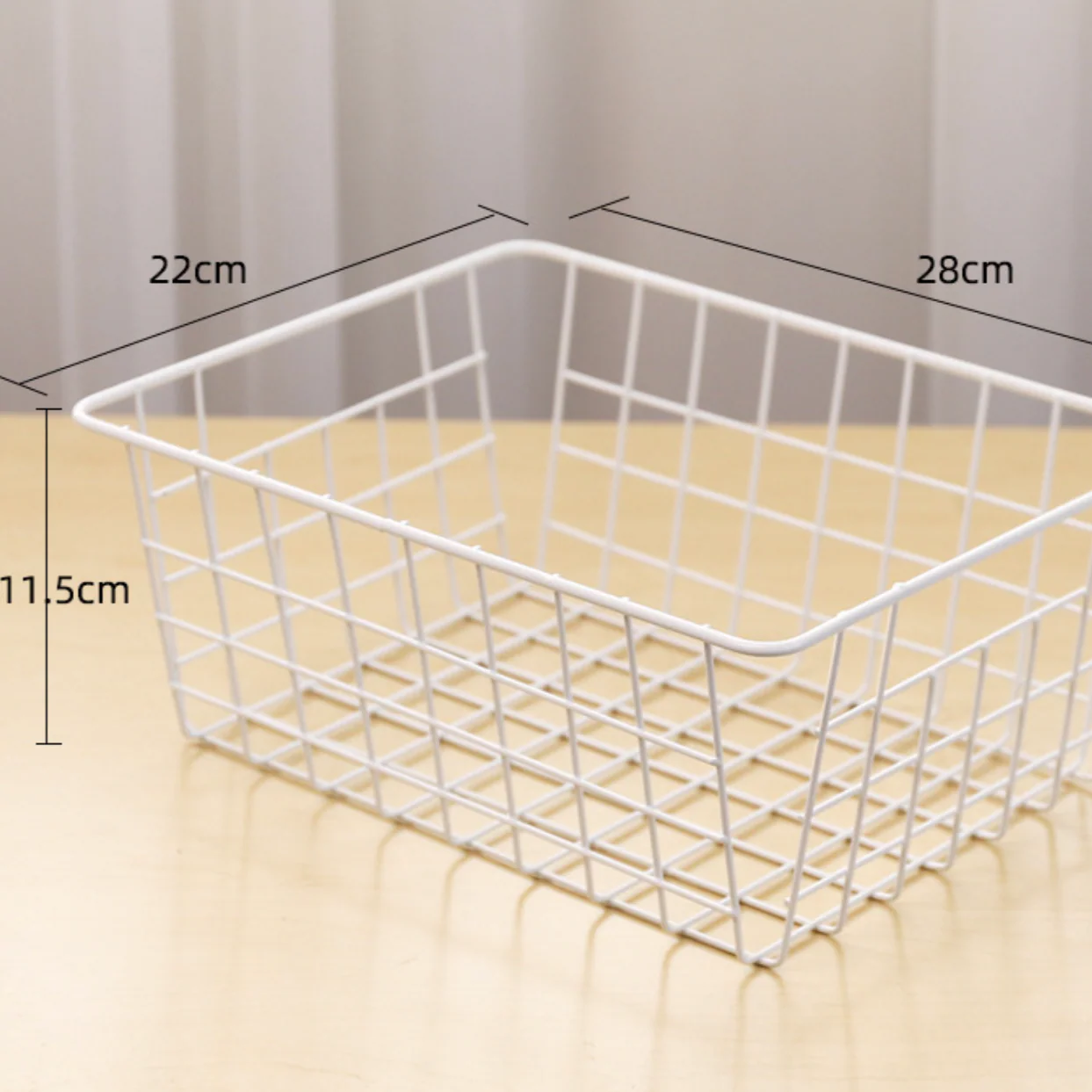 Wire Basket White - Image 2