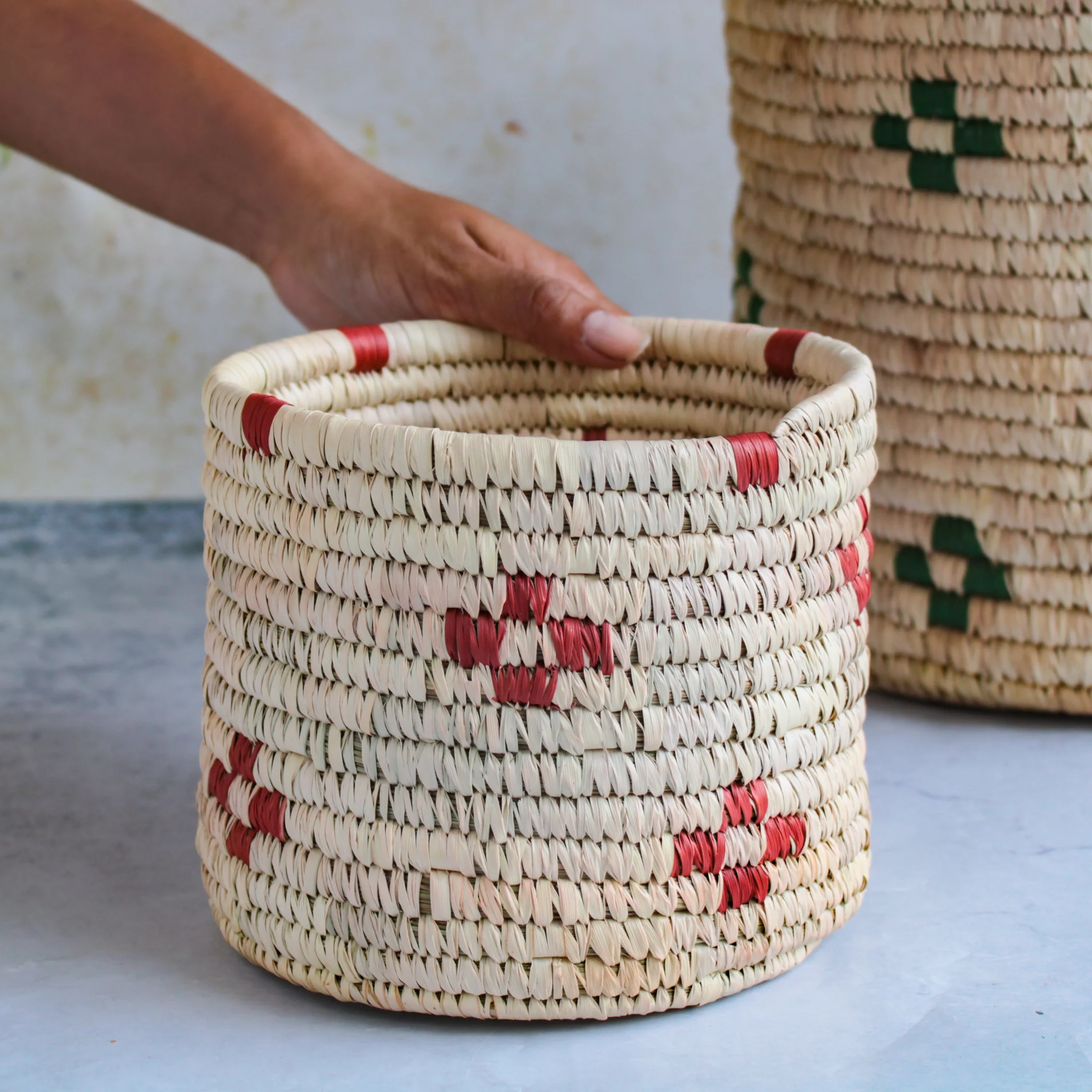Wicker Planter Set of 3 - Image 15