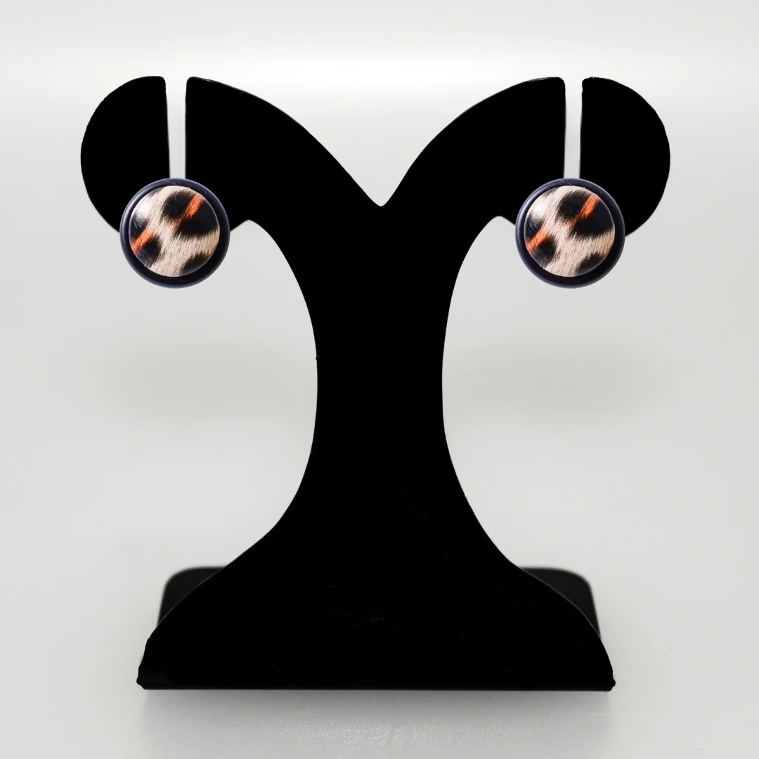Wild Whimsy Beige Studs - Image 6