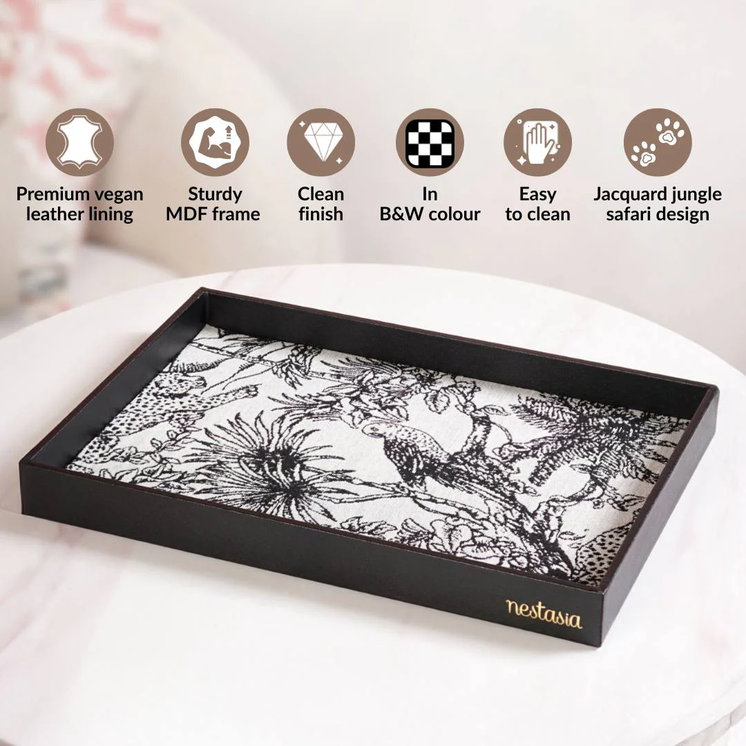 Wildlife Print Desk Organizer Tray Rectangle - Image 3