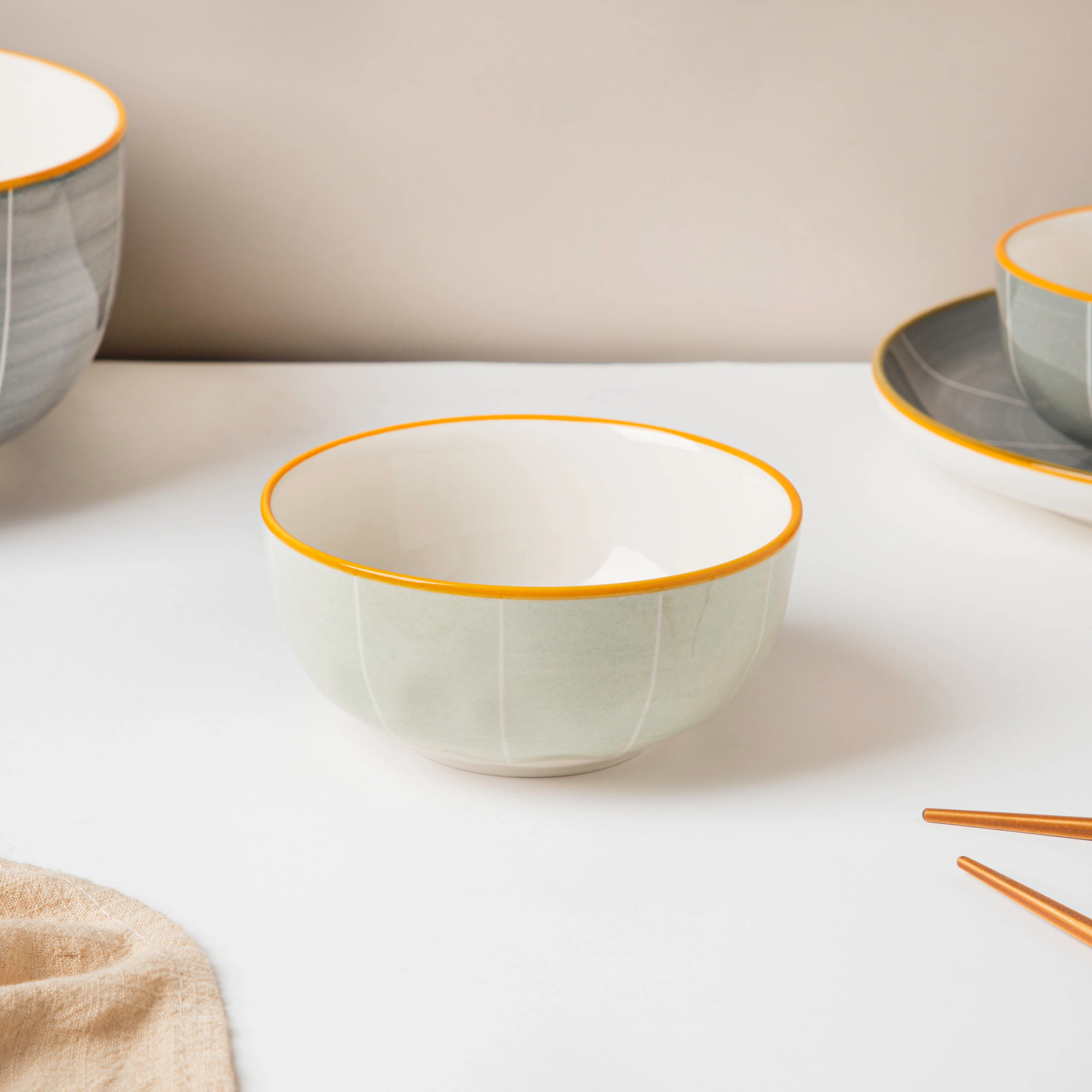Willow Grey 28 Piece Dinner Set For 6 - Image 11