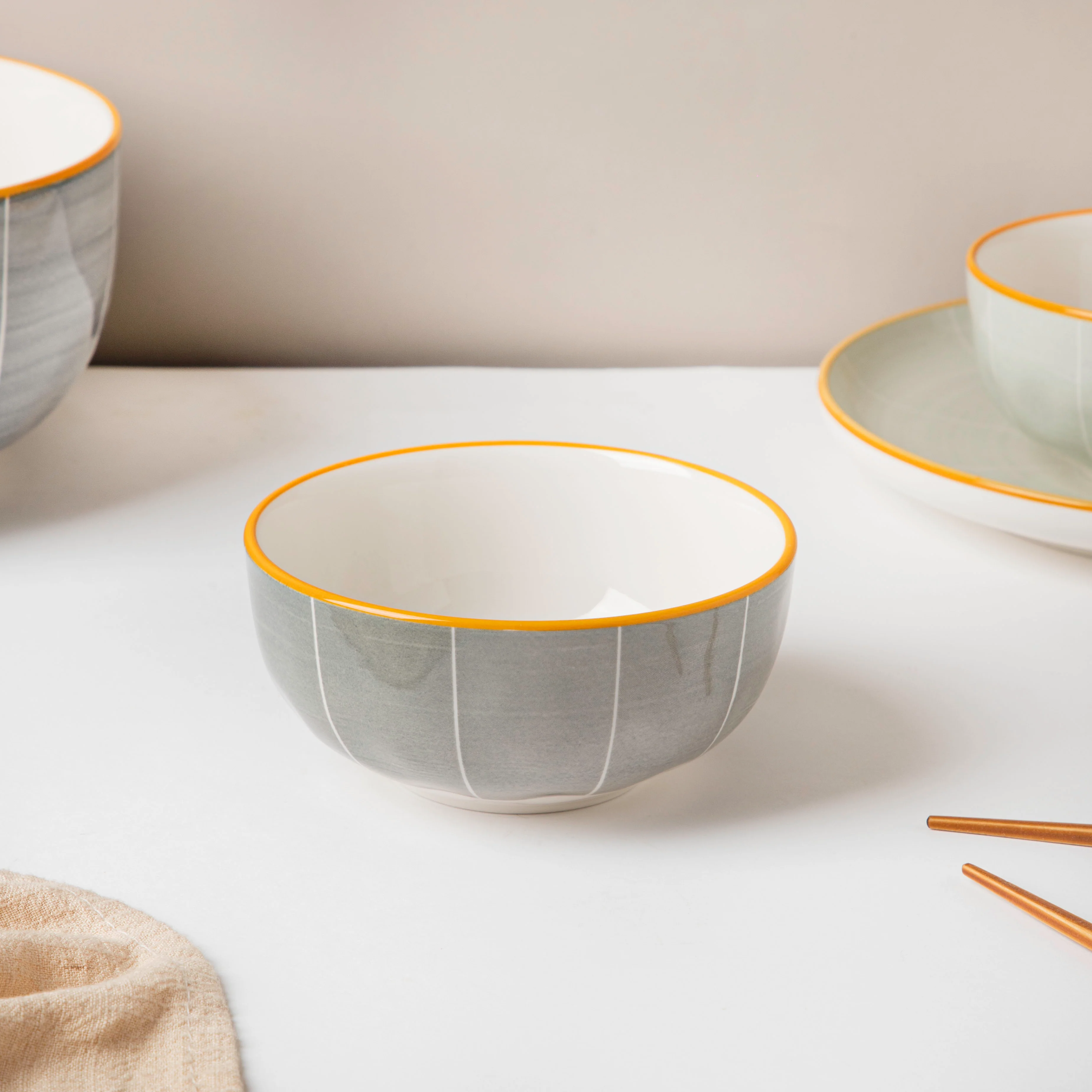 Willow Grey 28 Piece Dinner Set For 6 - Image 12